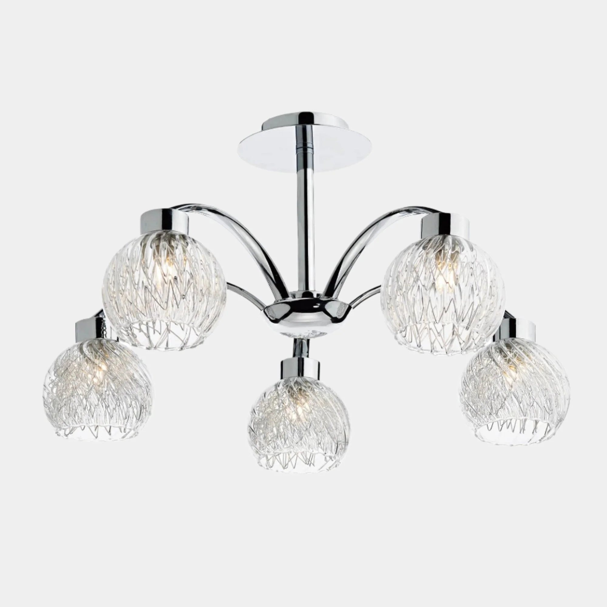 Aachen Silver - Ceiling Light