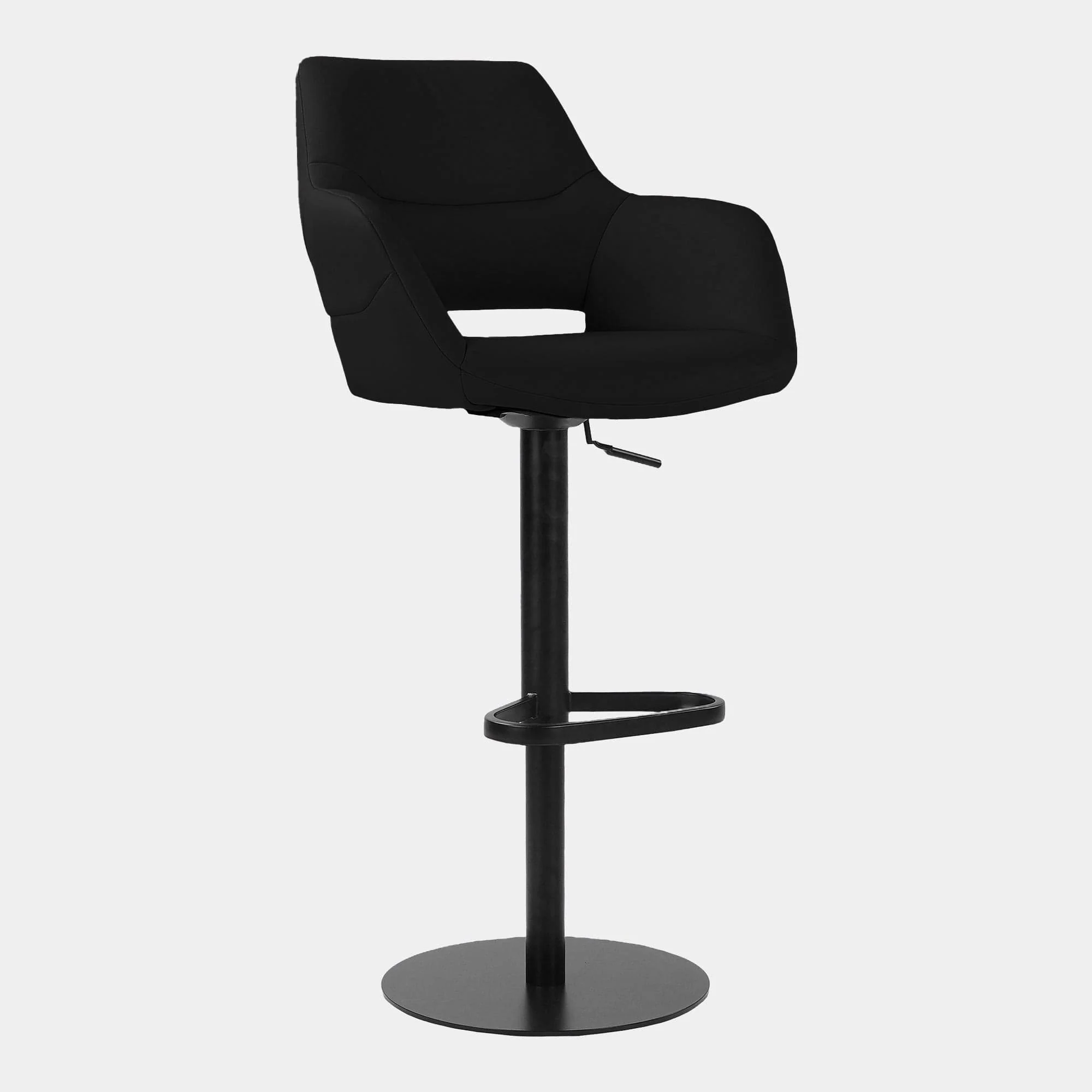 Adana - Swivel Bar Stool, Faux Leather - Image 3
