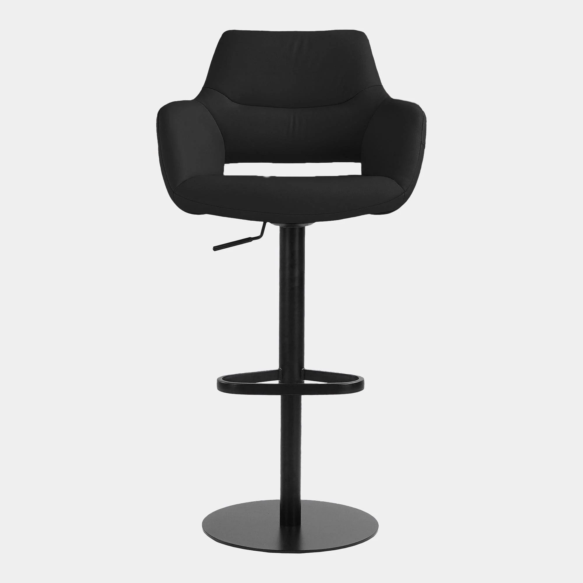 Adana - Swivel Bar Stool, Faux Leather - Image 4