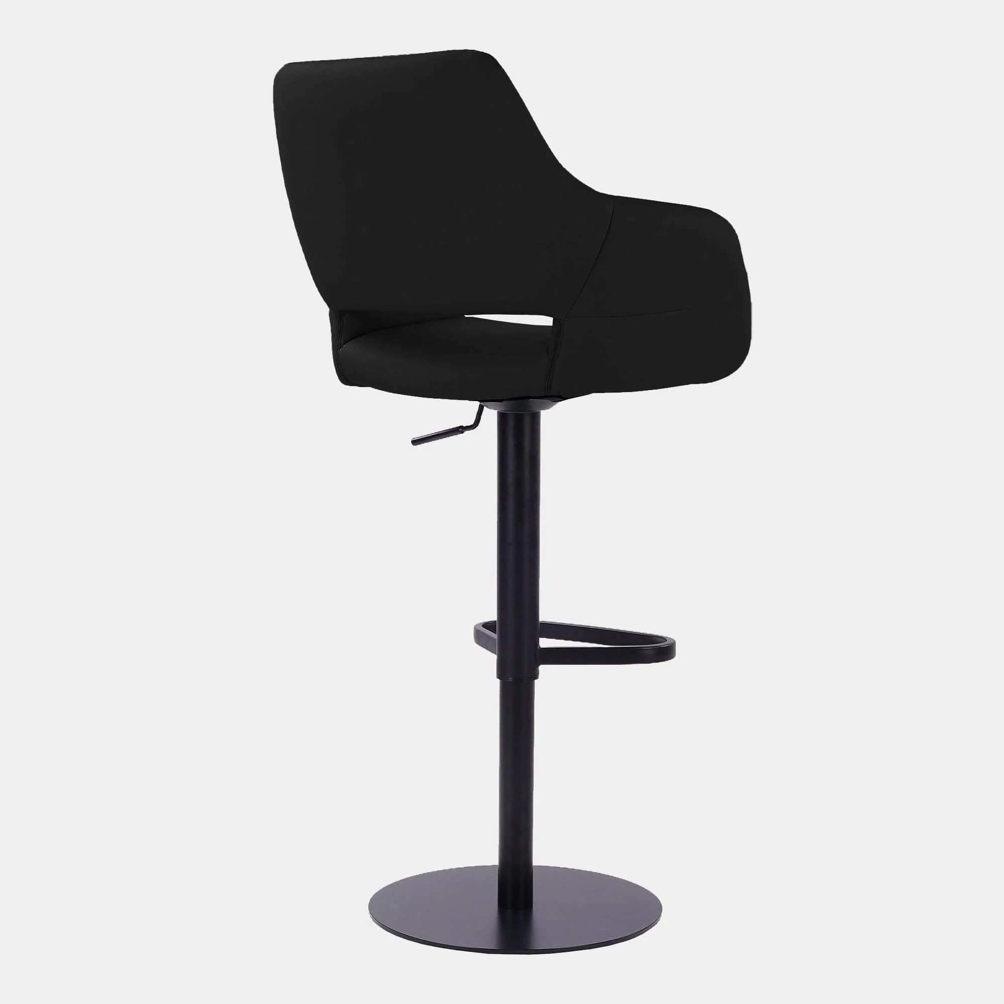 Adana - Swivel Bar Stool, Faux Leather - Image 5