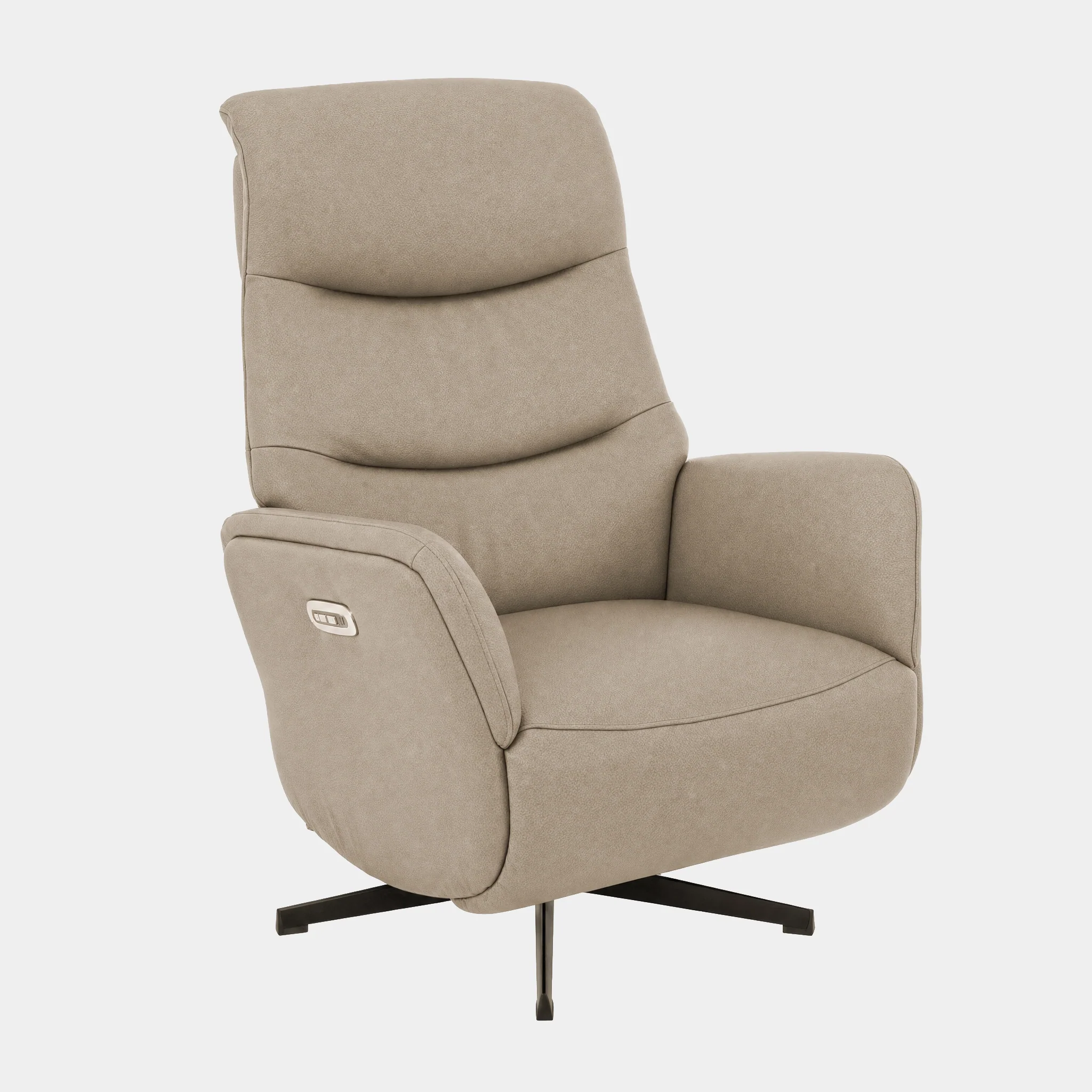 Alder - Swivel Power Recliner Chair, Leather - Image 2