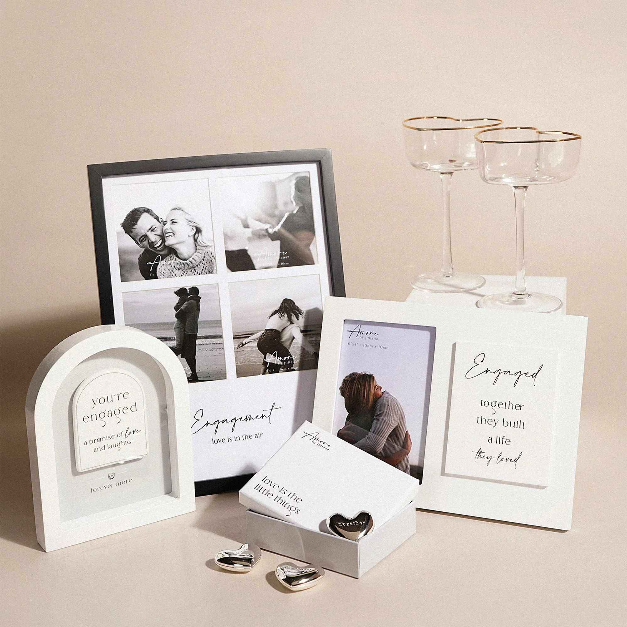 Amore - Heart Shaped Martini Glasses, Set of 2 - Image 3