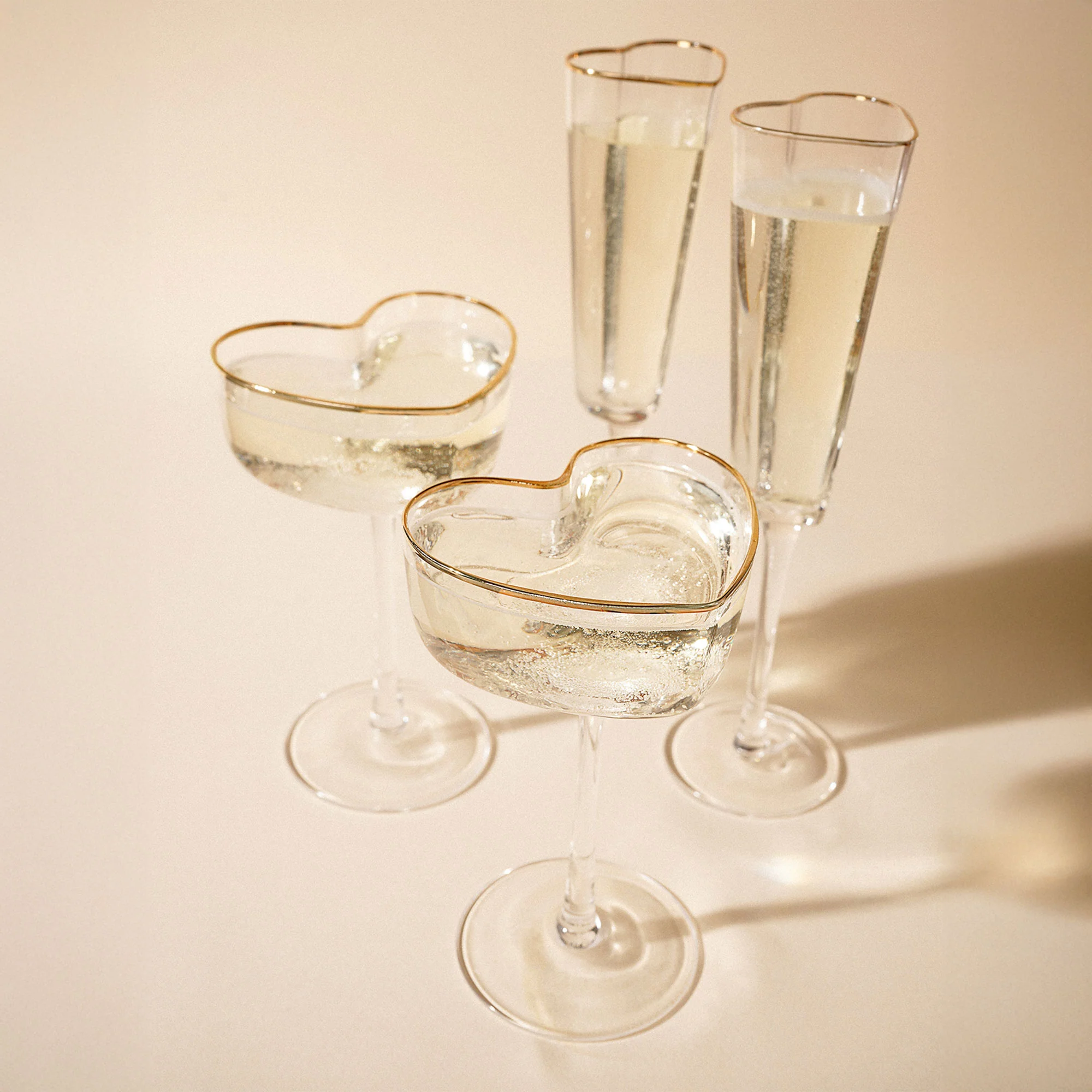 Amore - Heart Shaped Martini Glasses, Set of 2 - Image 6