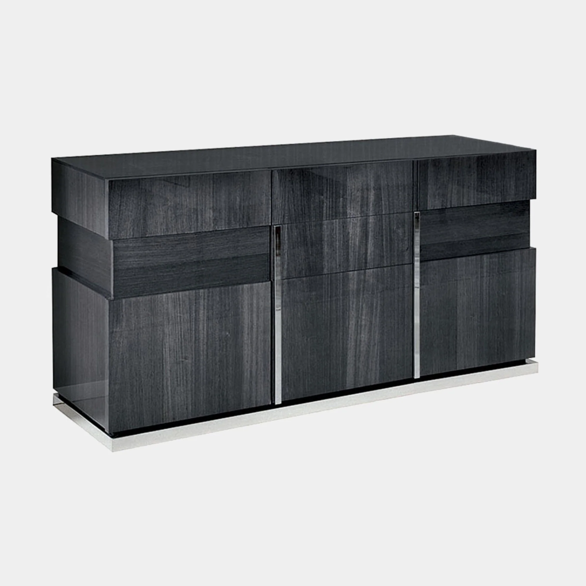 Antibes - 3 Door Sideboard, Wood High Gloss
