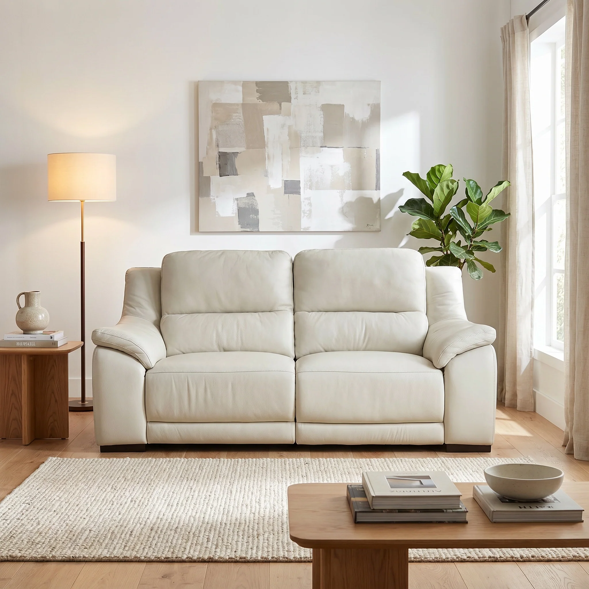 Arezzo - Maxi 3 Seat Power Recliner Sofa, Leather - Image 3