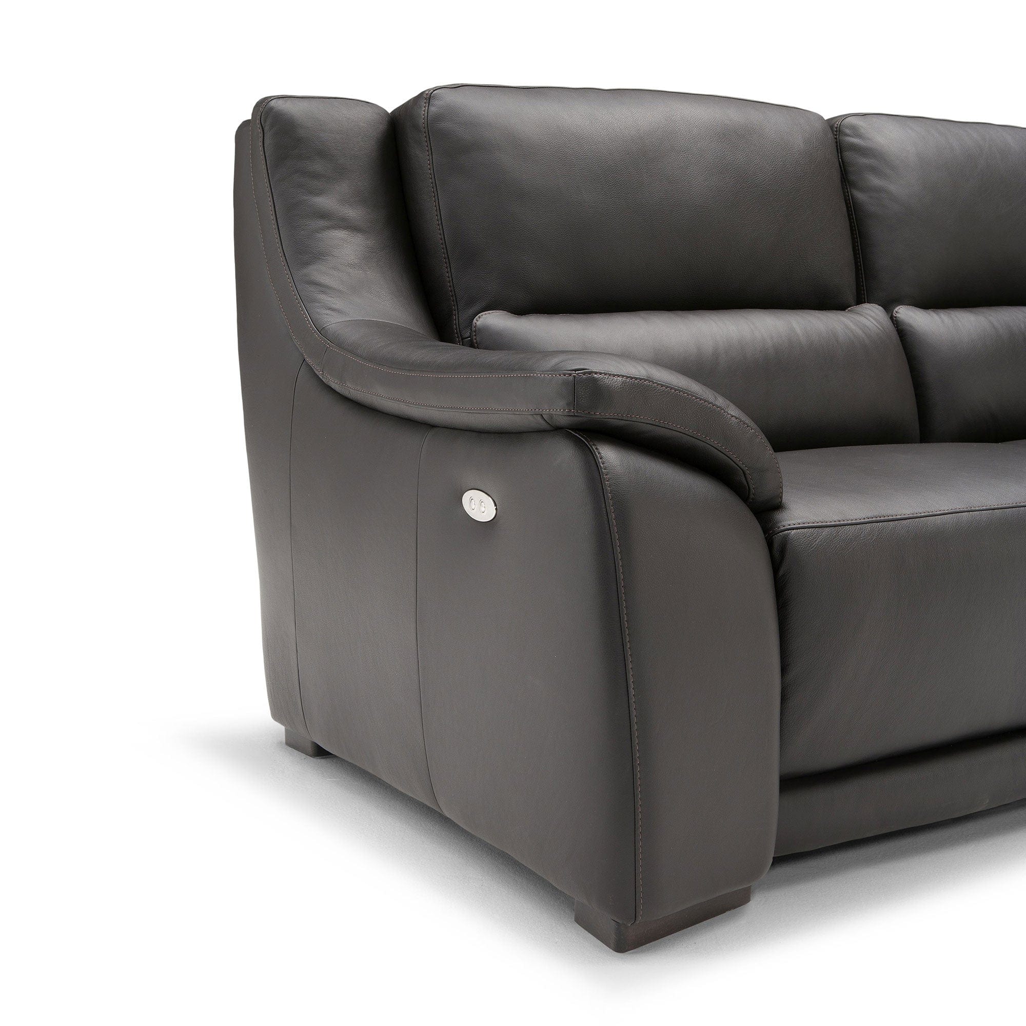Arezzo - Maxi 3 Seat Power Recliner Sofa, Leather - Image 6