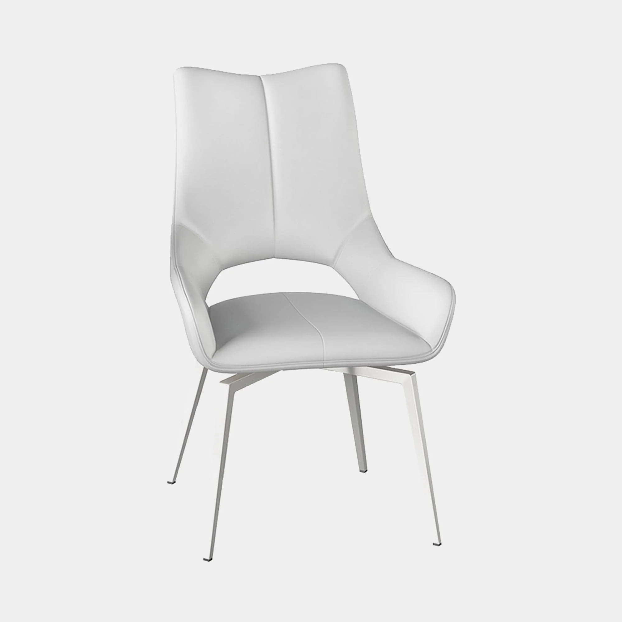 Aristo - Swivel Dining Chair, Faux Leather - Image 5