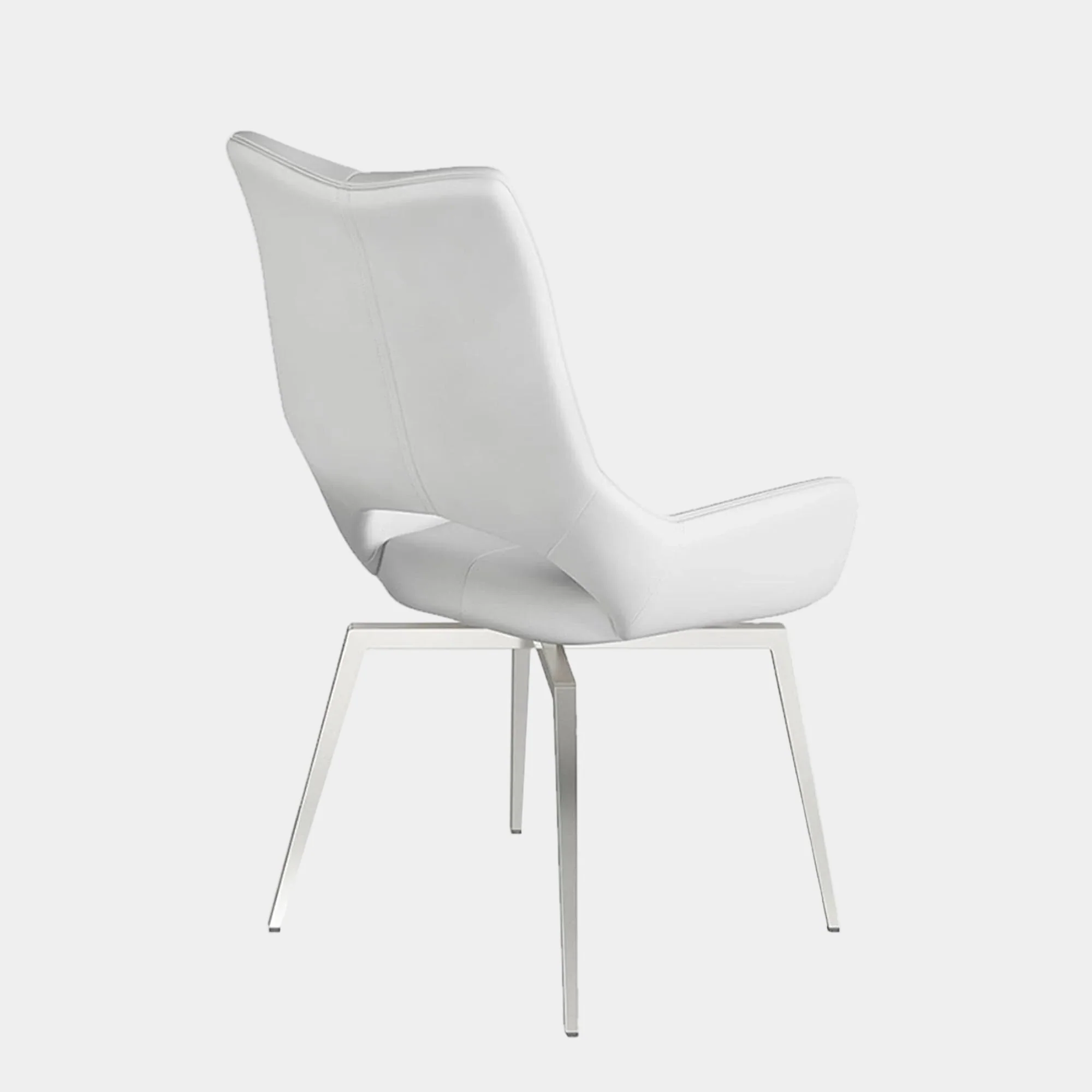 Aristo - Swivel Dining Chair, Faux Leather - Image 6