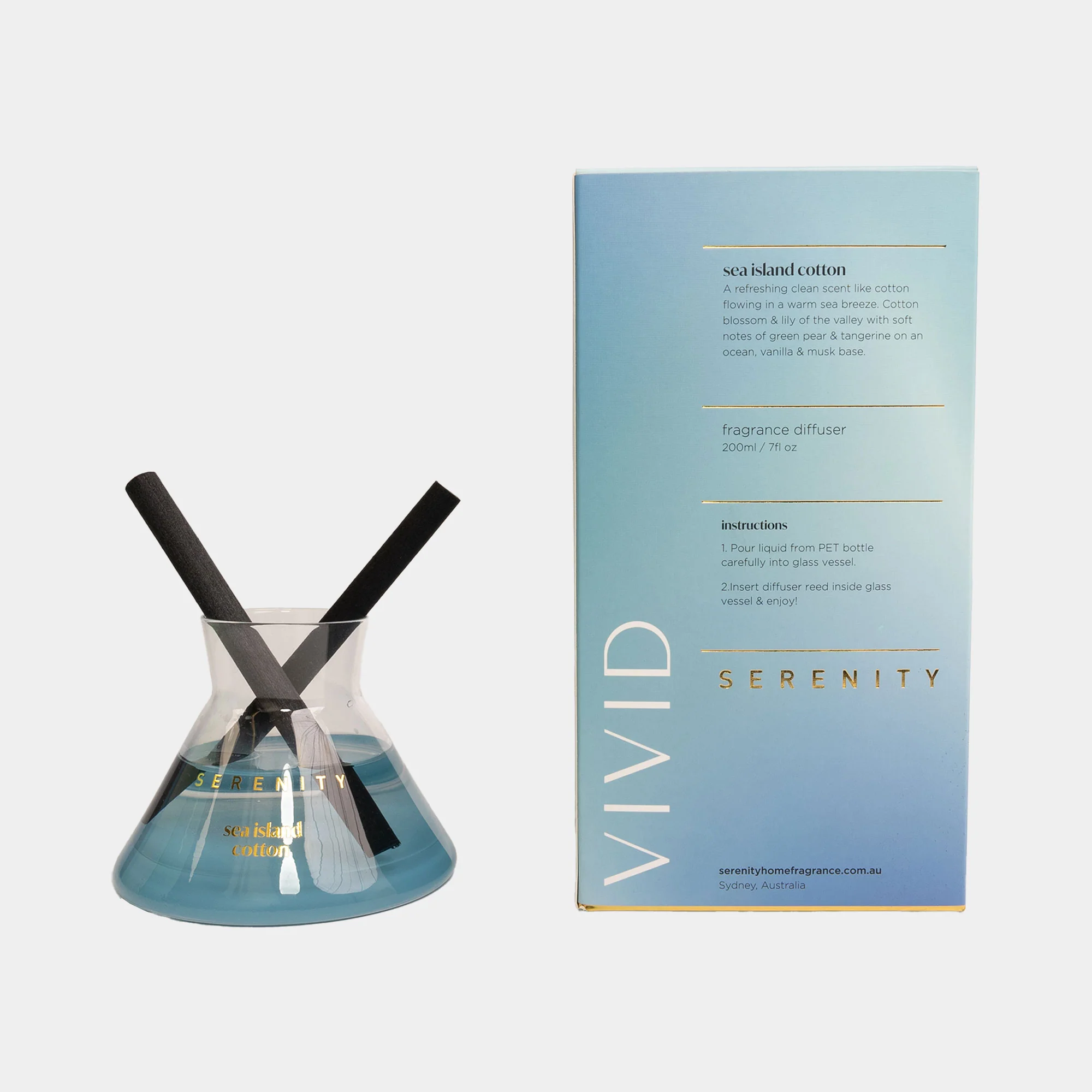 Vivid - Sea Island Cotton Reed Diffuser 200ml - Image 2