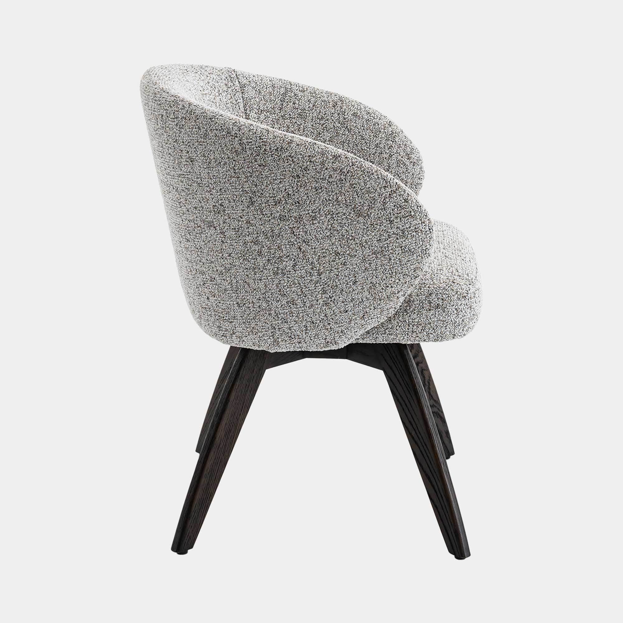 Augusta - Swivel Dining Chair With Oak Leg, Fabric - Image 11