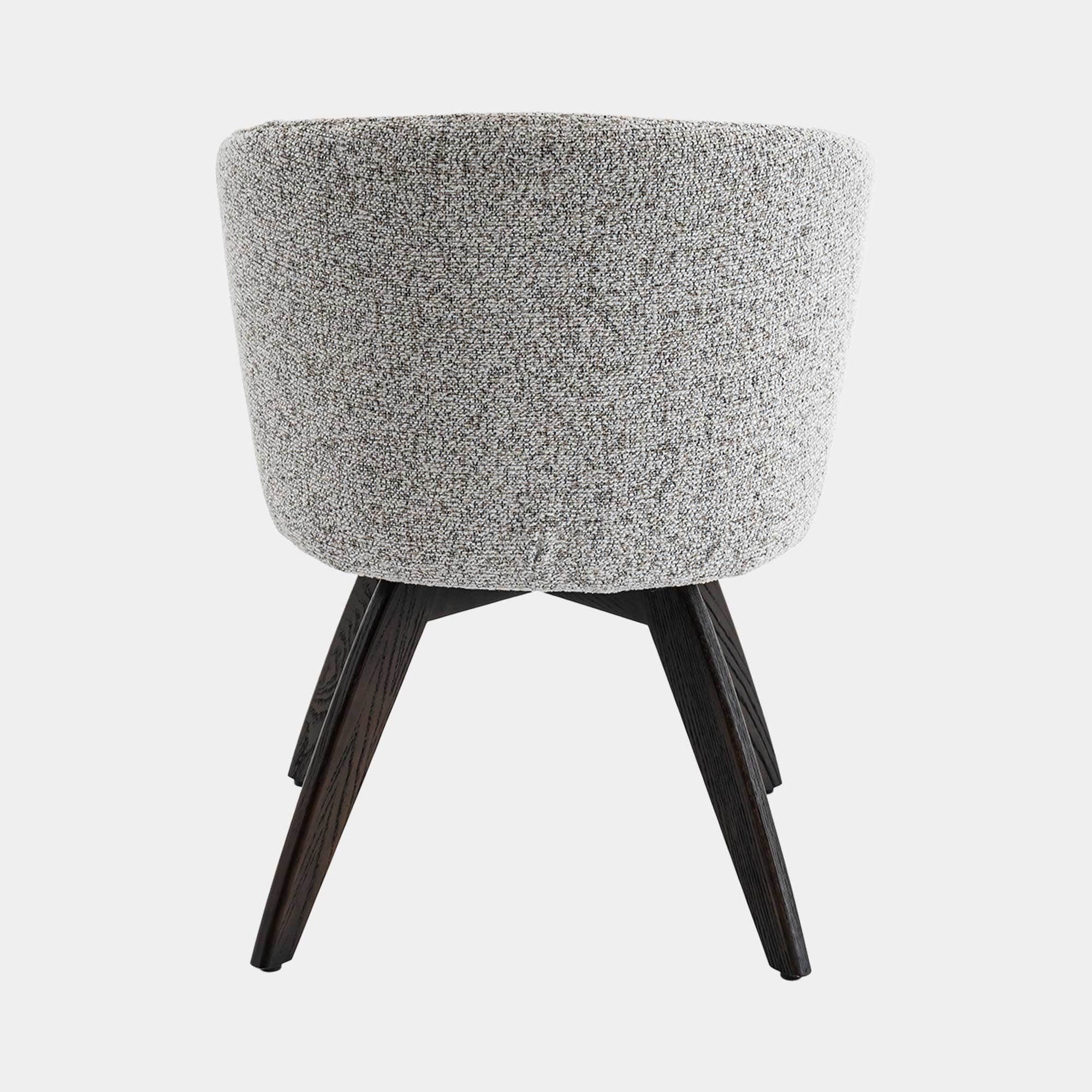 Augusta - Swivel Dining Chair With Oak Leg, Fabric - Image 12