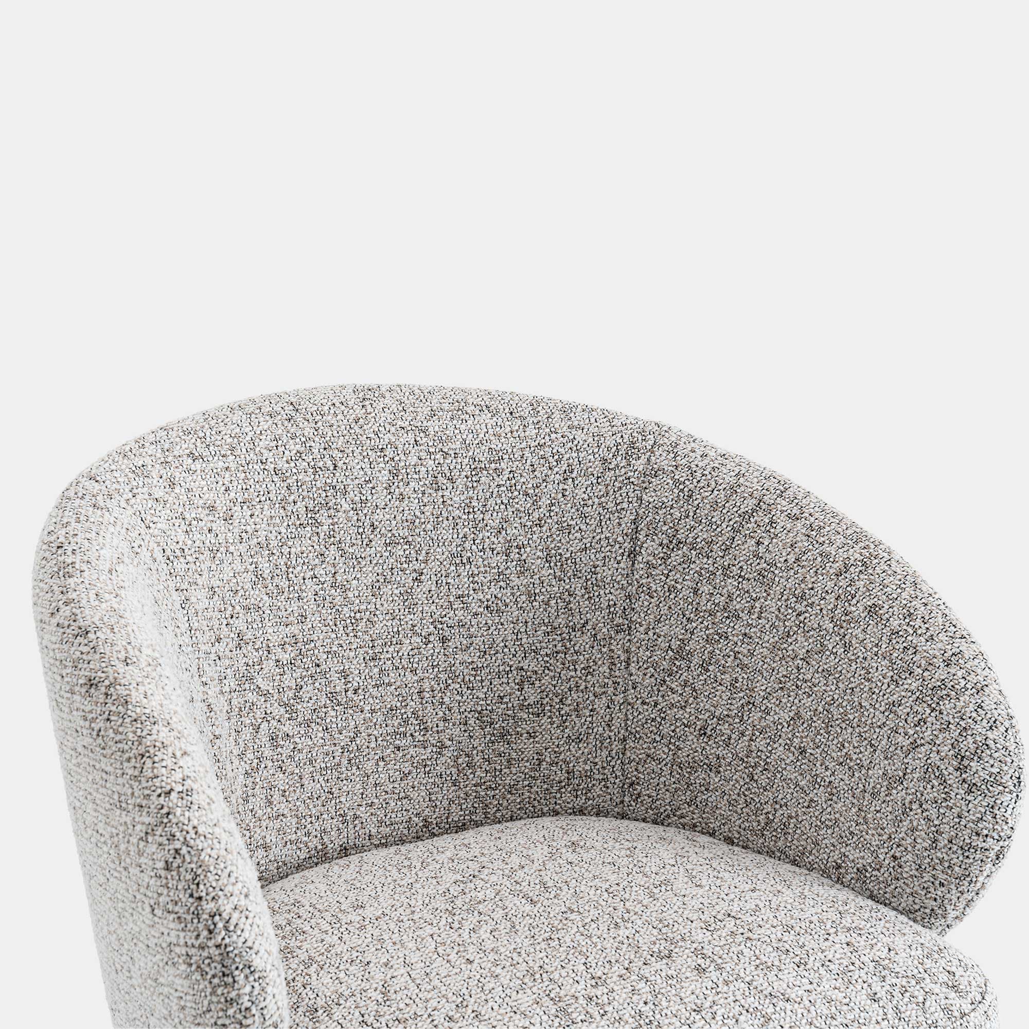 Augusta - Swivel Dining Chair With Oak Leg, Fabric - Image 13