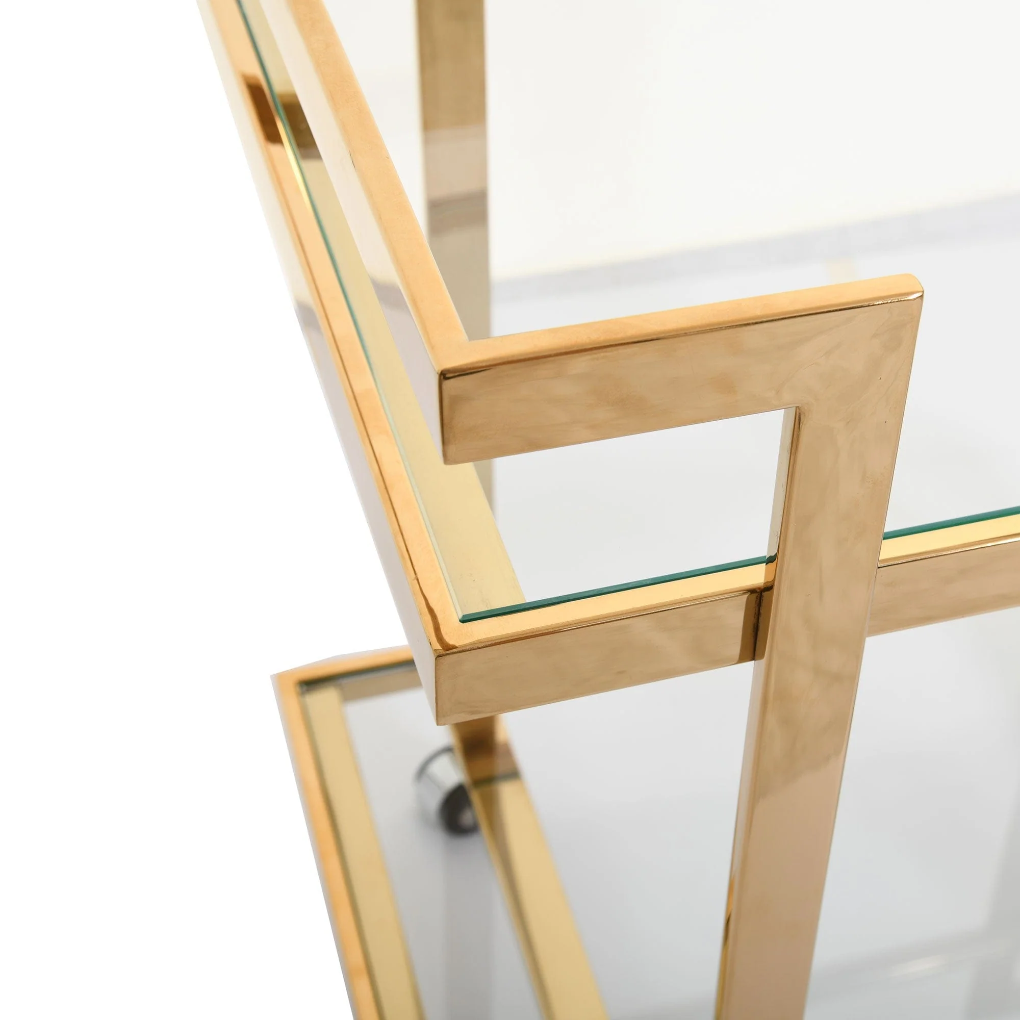 Auric - Drinks Trolley, Gold - Image 3