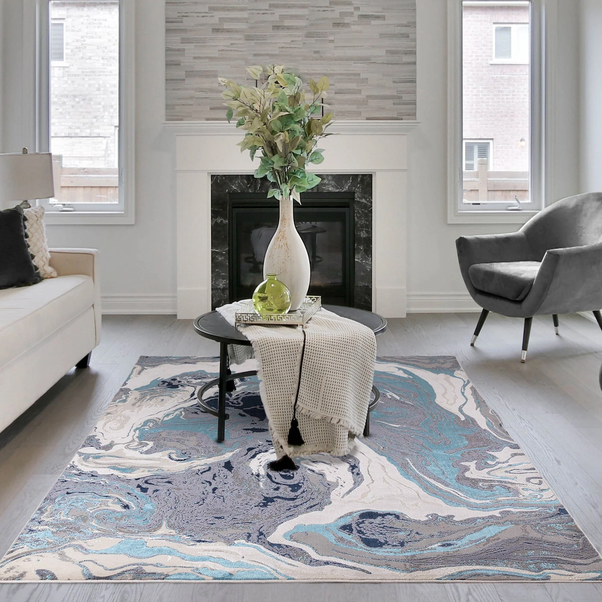Aurora Marble - Patterned Rug - Image 16