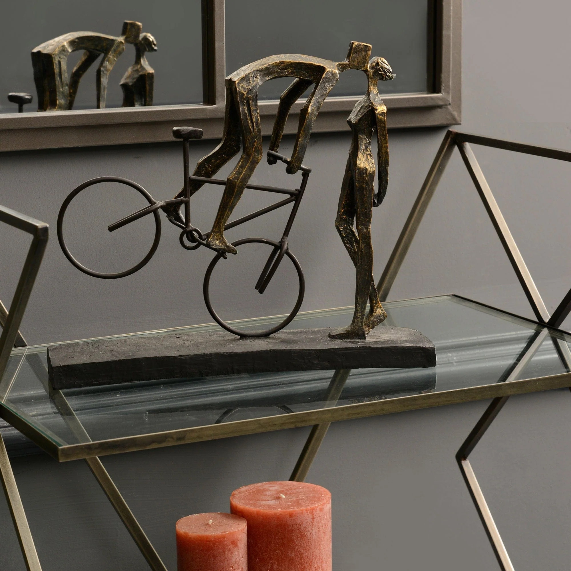 Balance of Love - Antique Bronze Sculpture - Image 3
