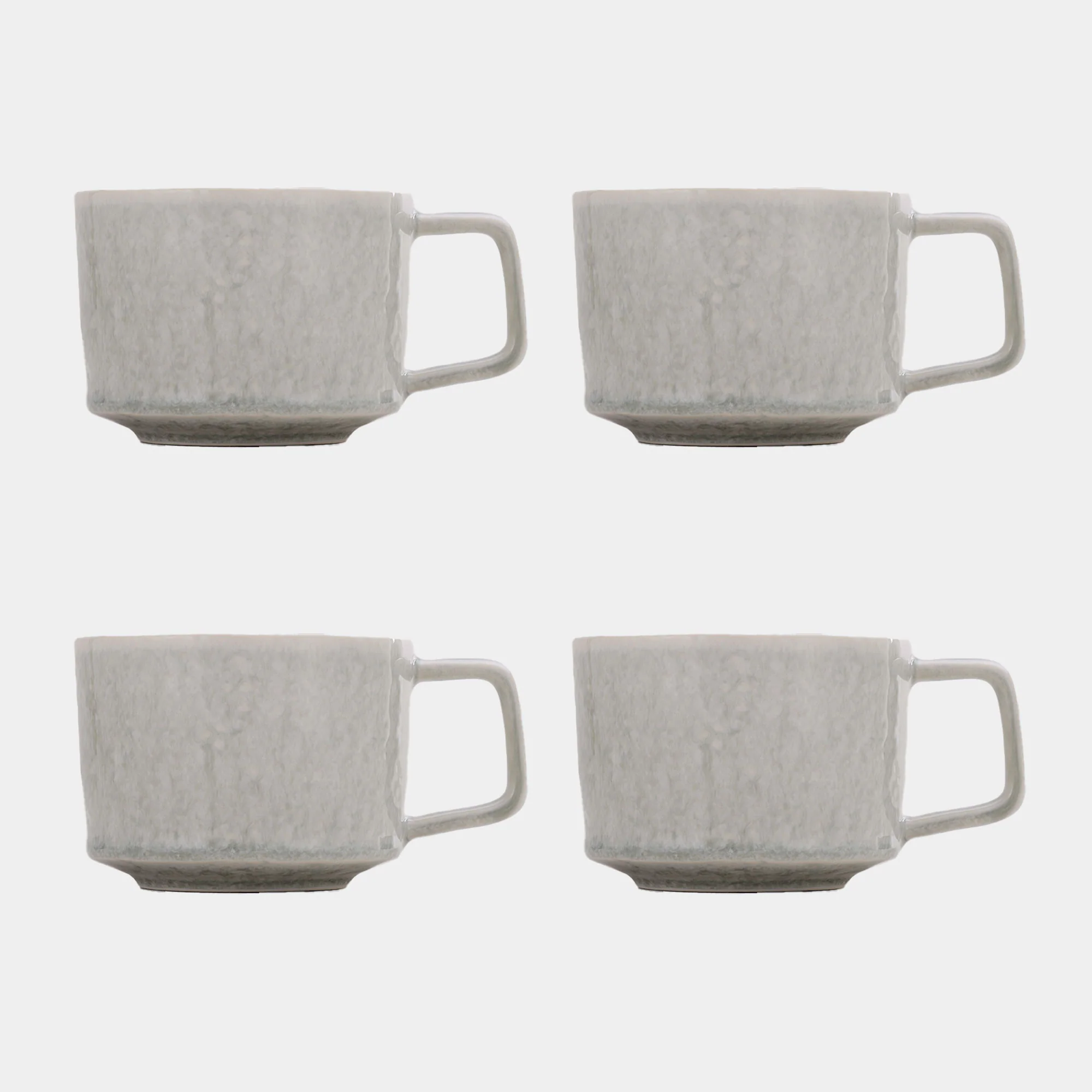 Bantham Sage Green Stoneware - Large Mugs, Set of 4