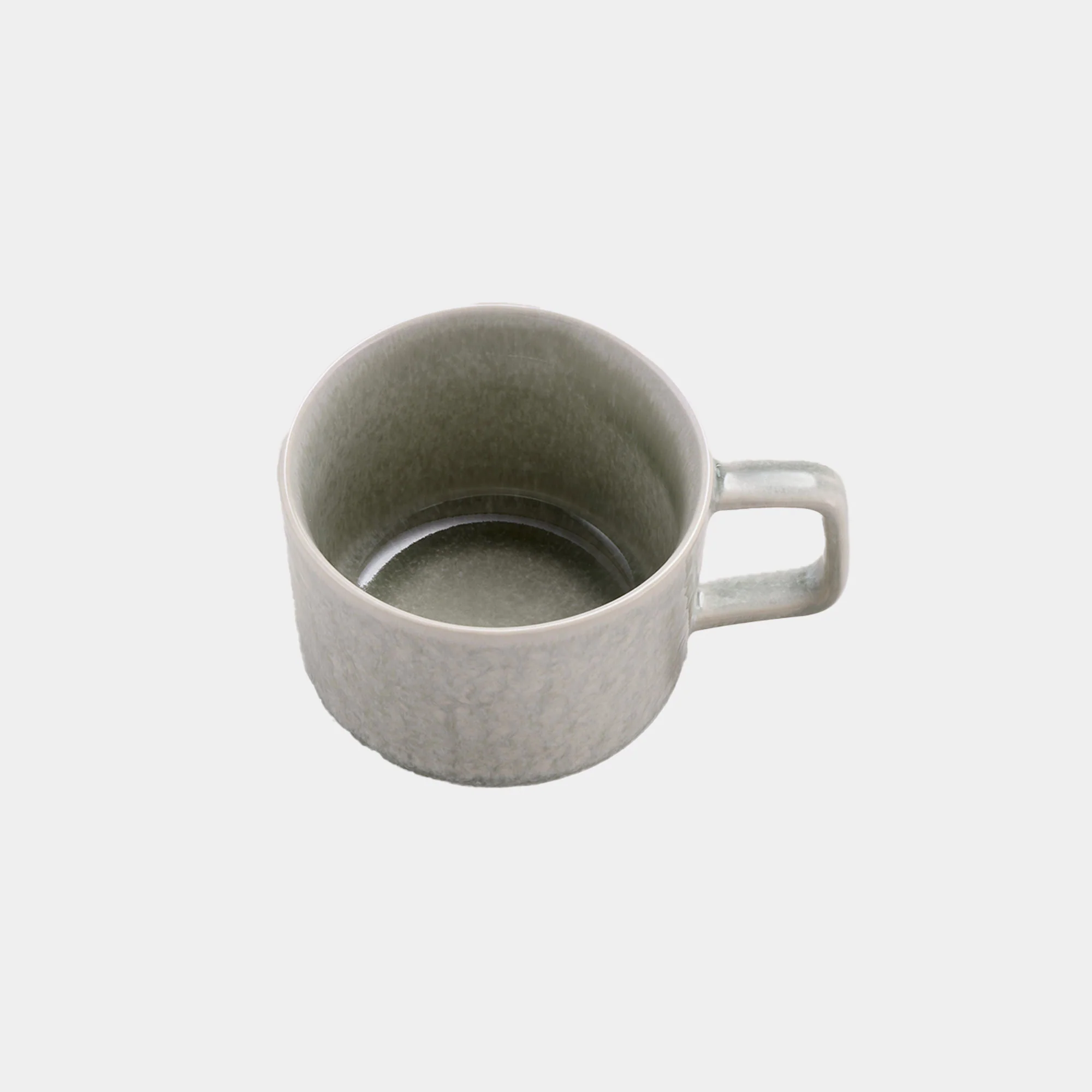 Bantham Sage Green Stoneware - Large Mugs, Set of 4 - Image 3
