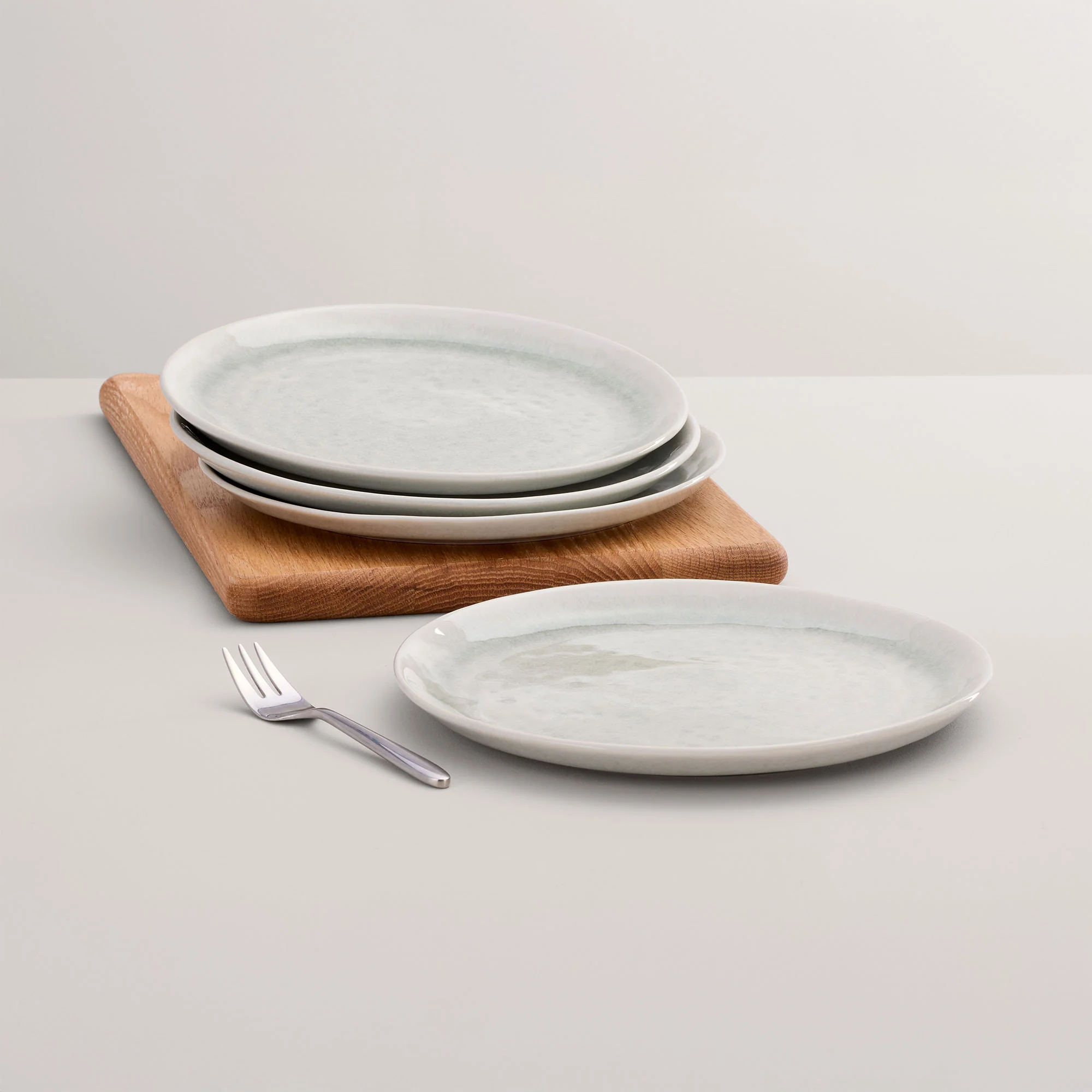 Bantham Sage Green Stoneware - Side Plates, Set of 4 - Image 2