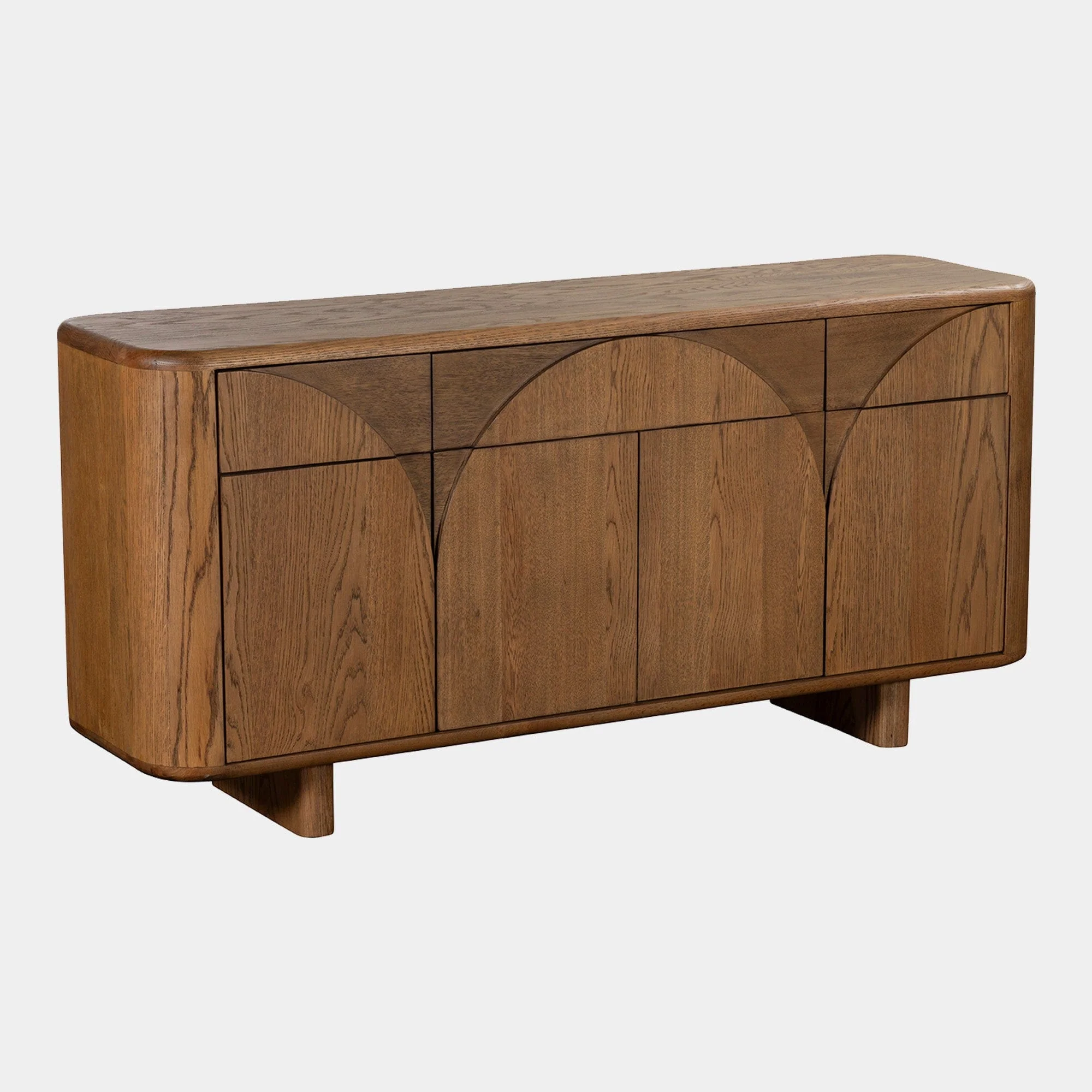 Barton - 4 Door Sideboard, Solid Oak