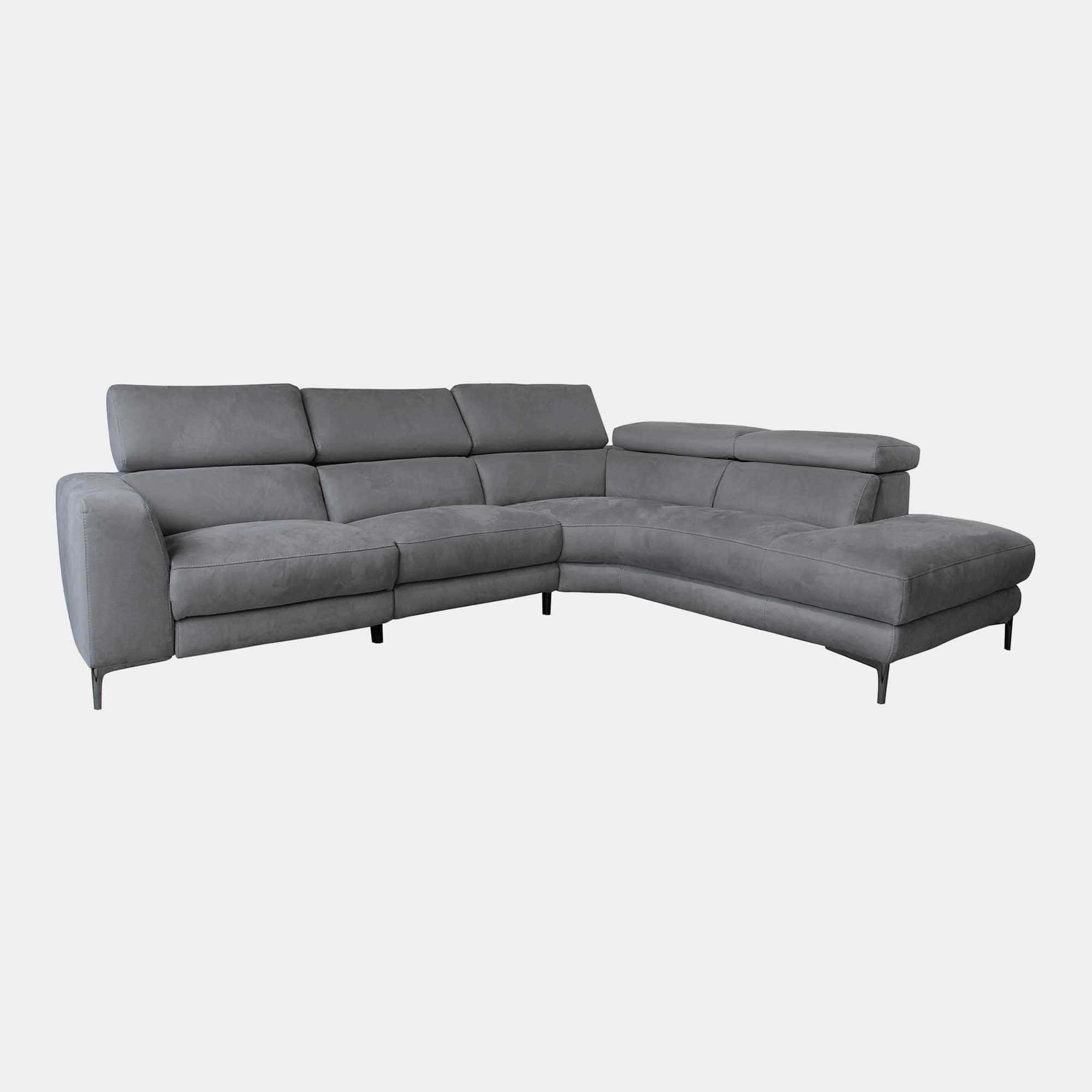 Bella - Corner Recliner Sofa With USB Function, Fabric - Image 6