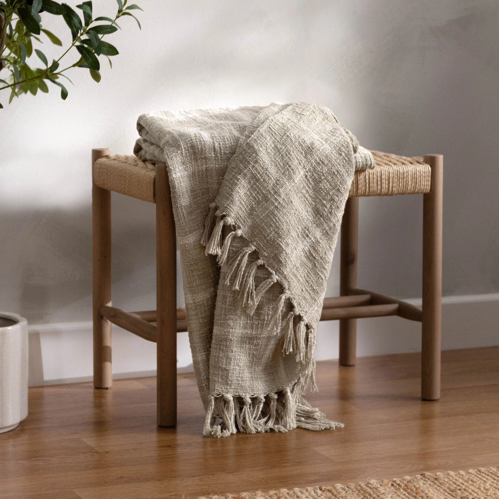 Beni Stone - Cotton Throw 130x180cm - Image 2