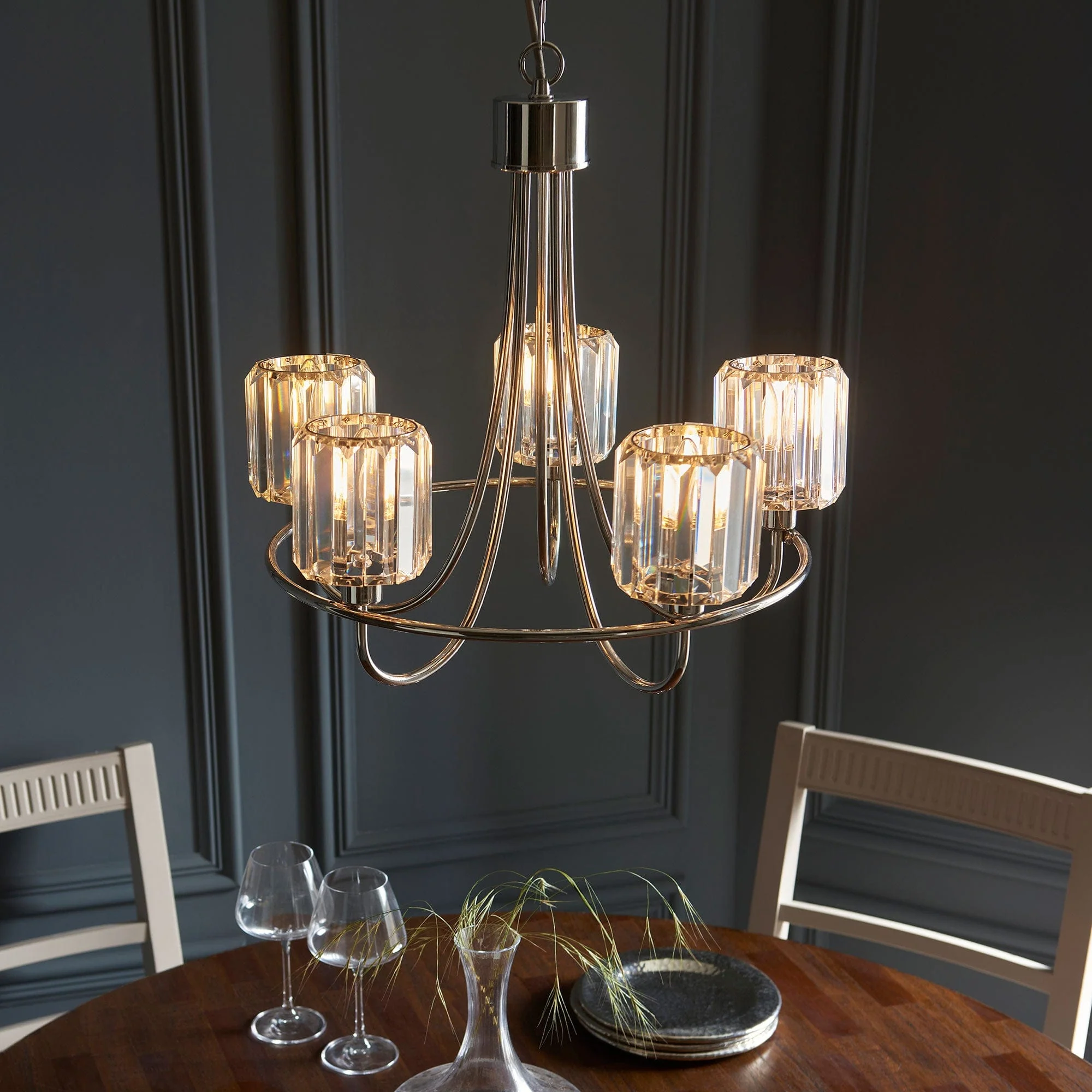 Bernice Chrome - Pendant Ceiling Light - Image 2