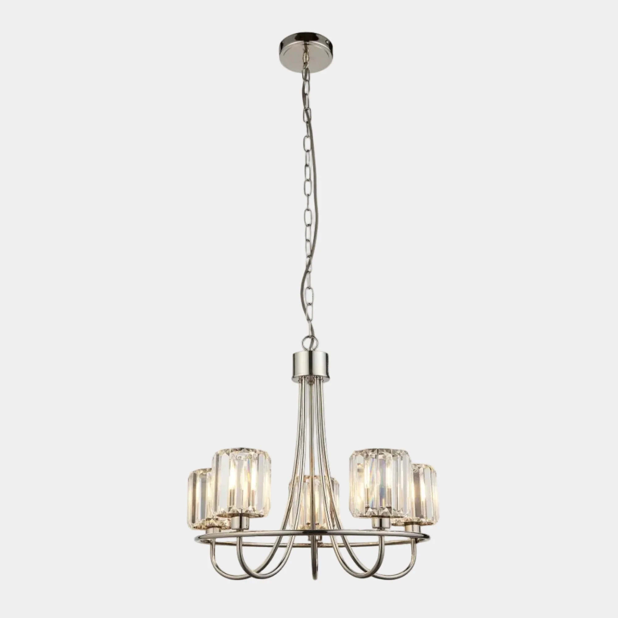 Bernice Chrome - Pendant Ceiling Light - Image 3