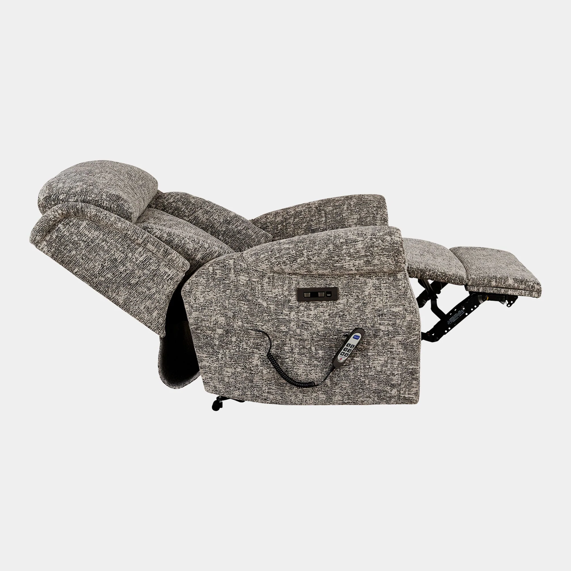 Bibury - Grande Single Motor Recliner Chair, Fabric - Image 9