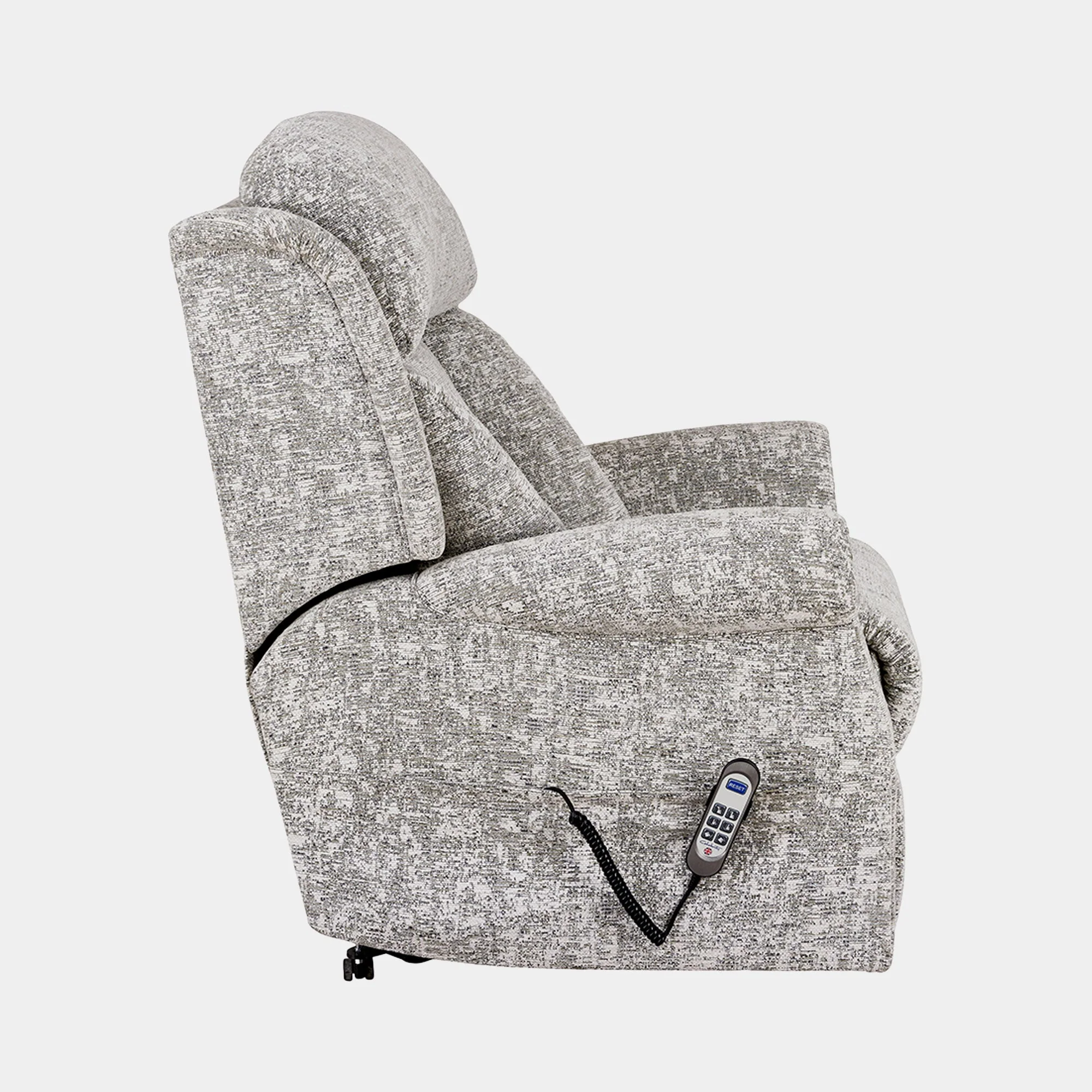 Bibury - Standard Single Motor Recliner Chair, Fabric - Image 3