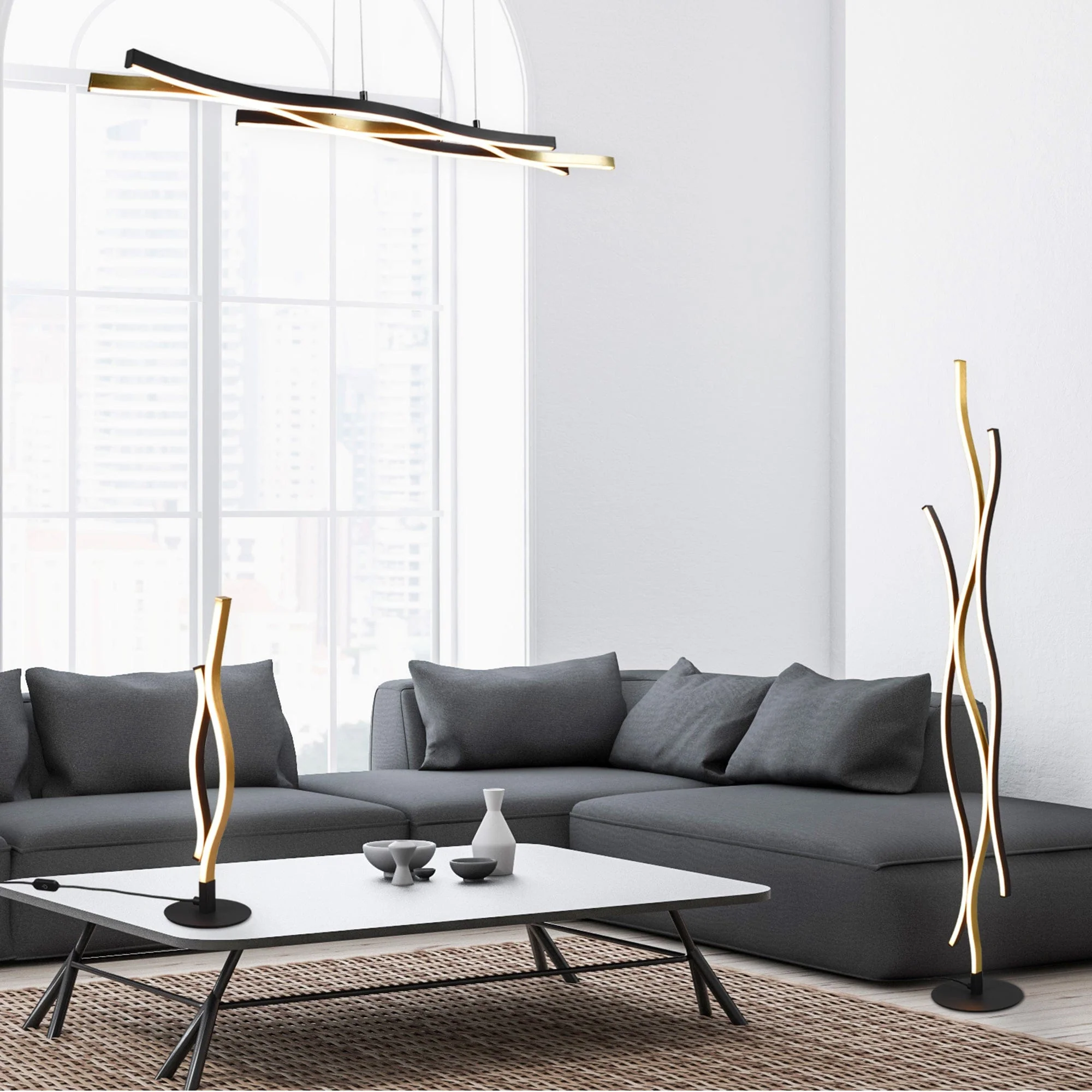 Blake Black - Pendant Ceiling Light - Image 2