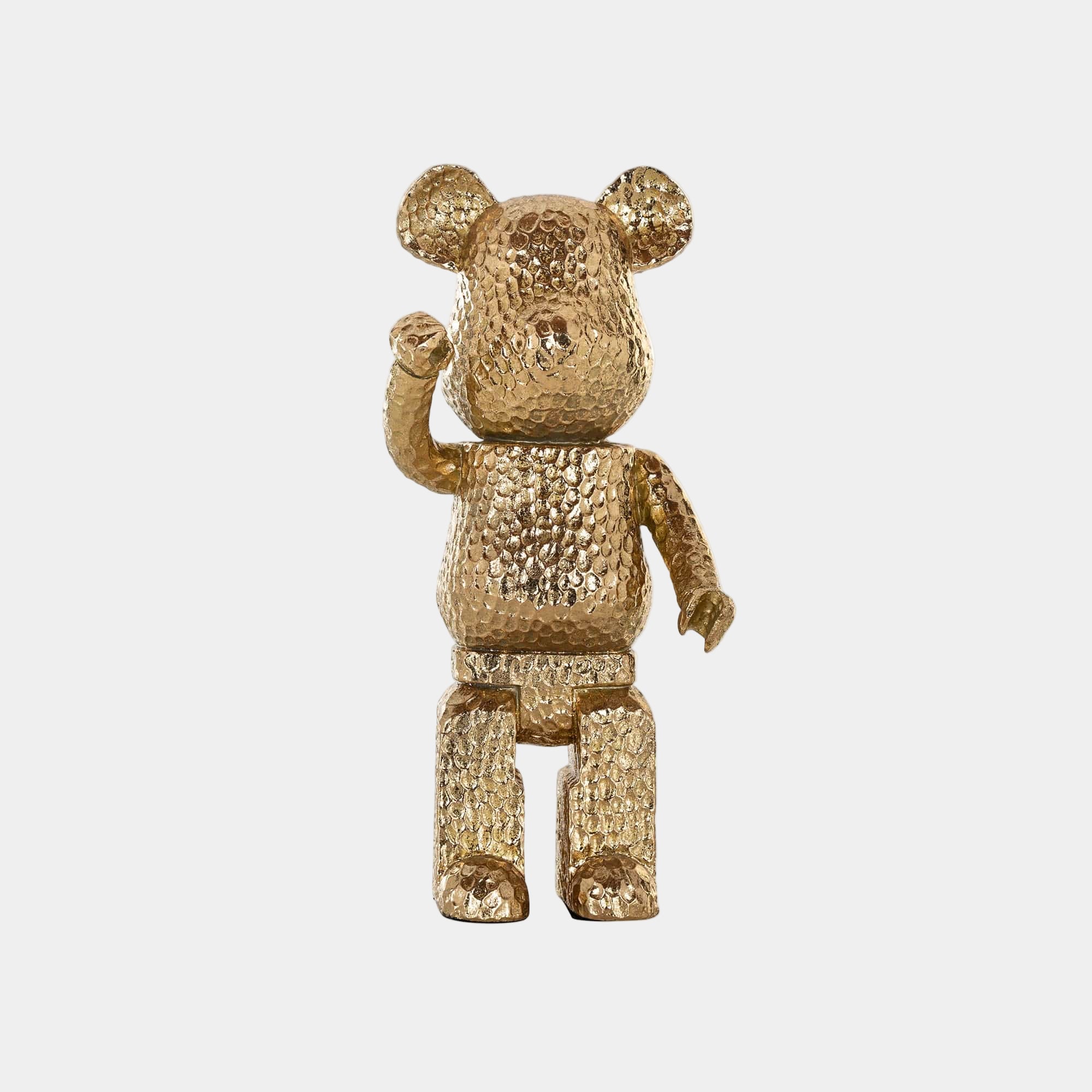 Block - Gold Bear Ornament