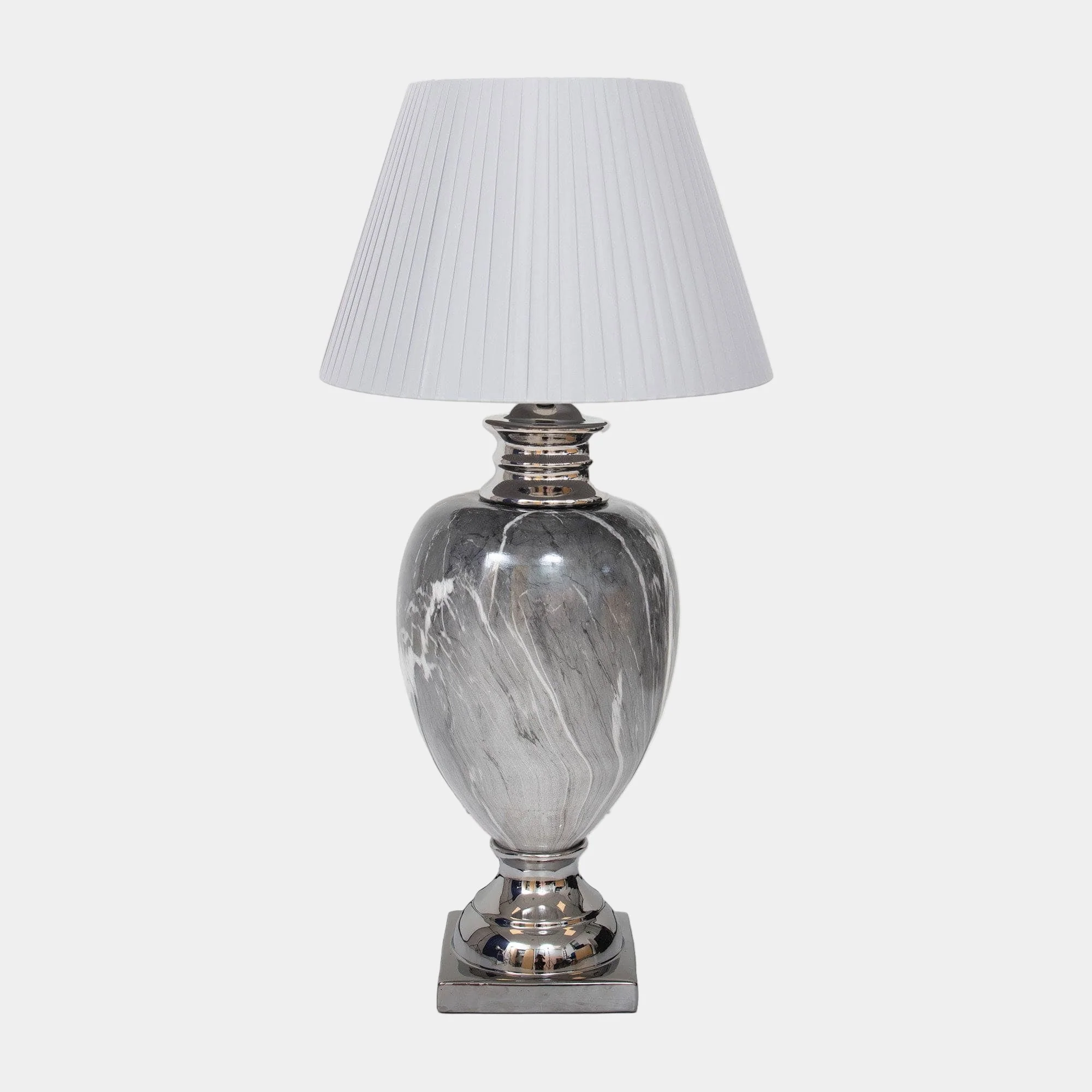 Brigit Chrome - Table Lamp, Medium