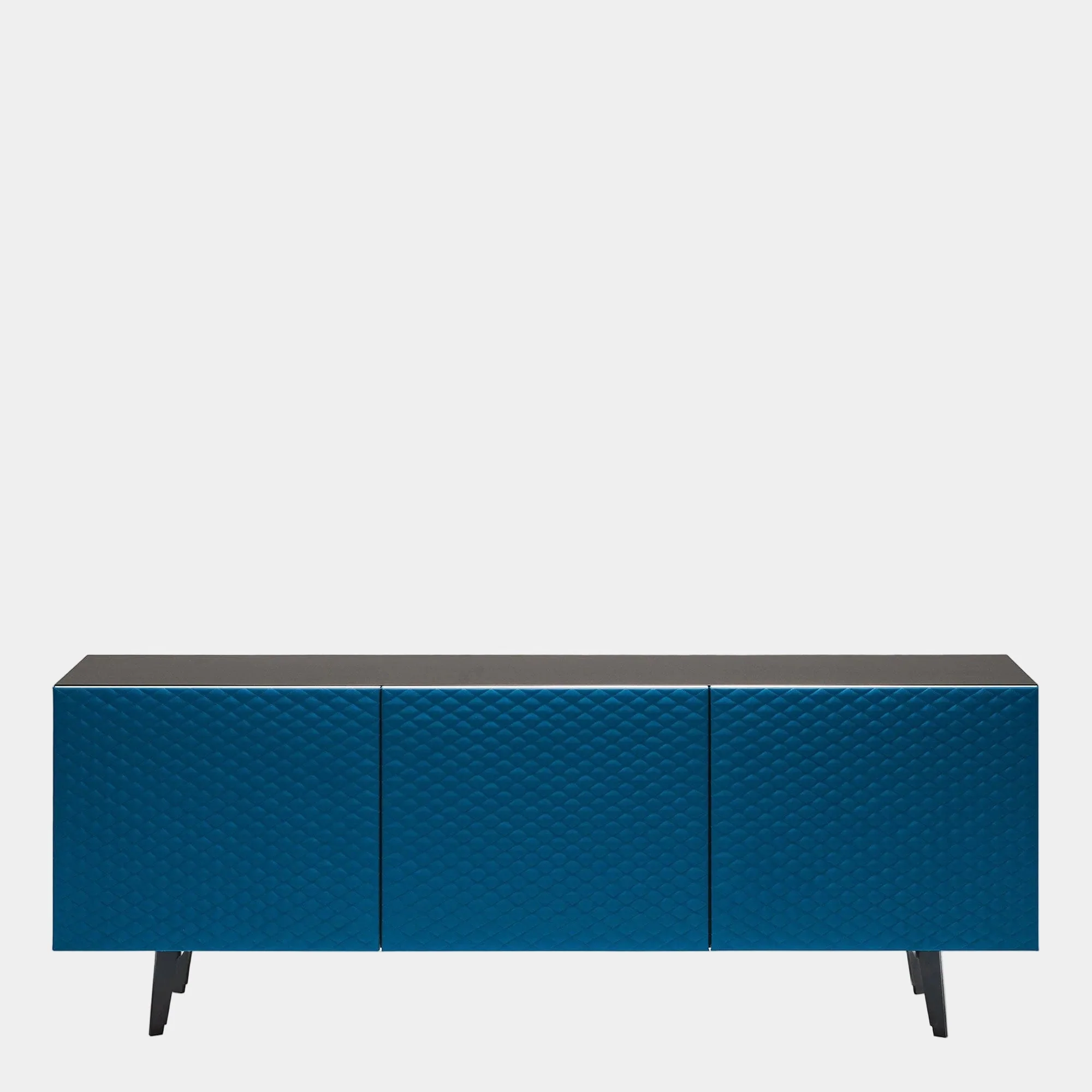 Cattelan Italia Absolut - 3 Door Sideboard, Blue Leather Doors - Image 3