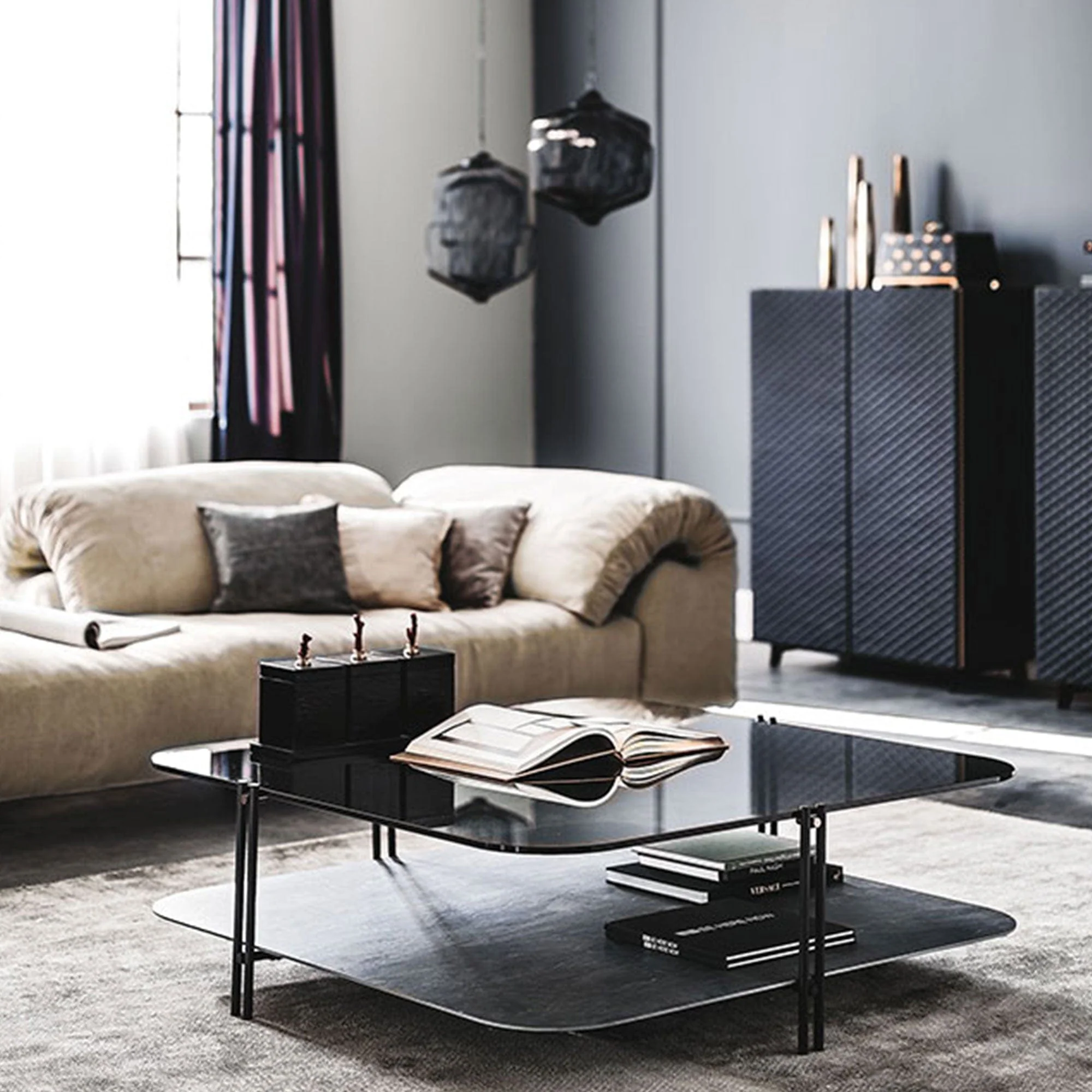 Cattelan Italia Biplane - Glass Coffee Table - Image 2