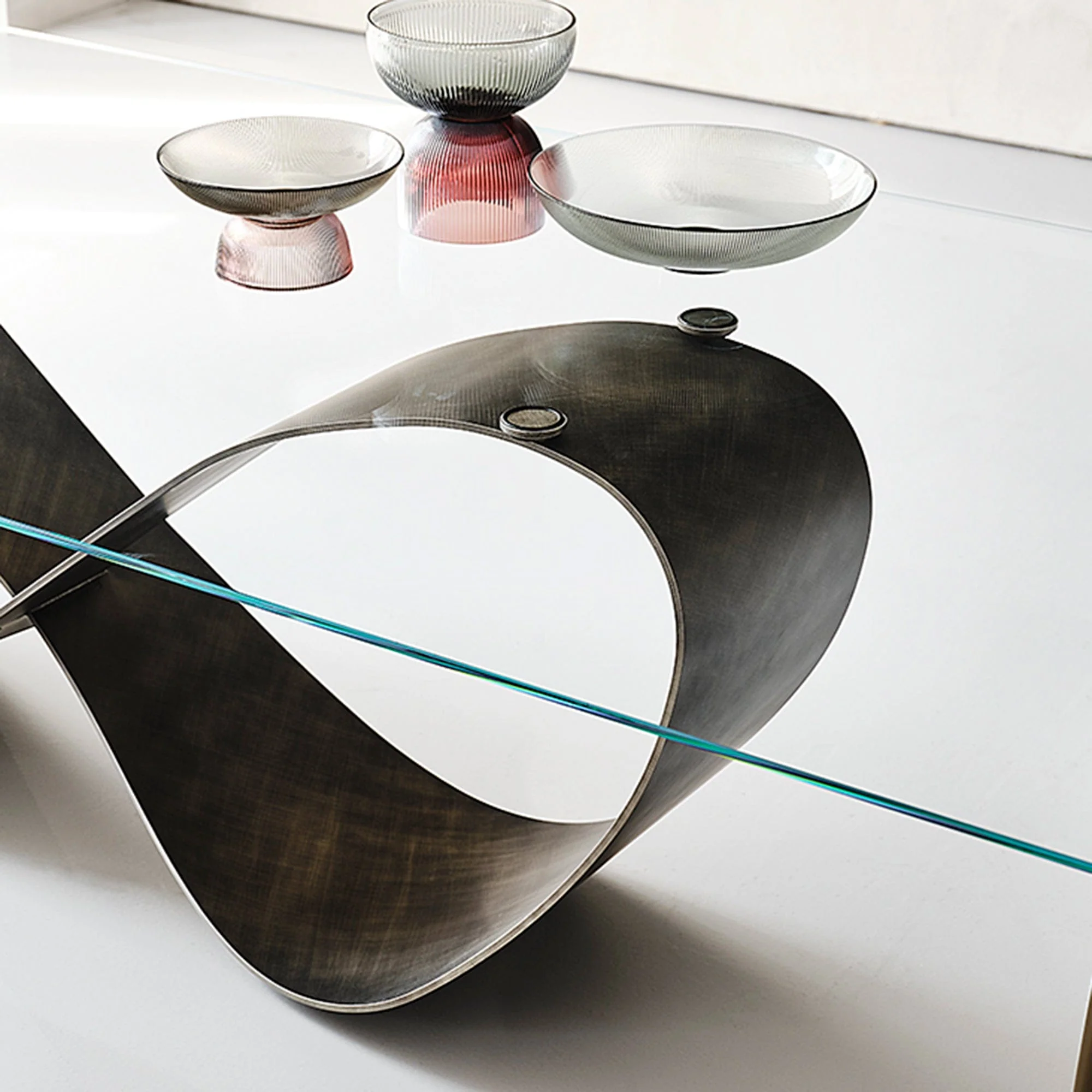 Cattelan Italia Butterfly - Glass Dining Table - Image 3