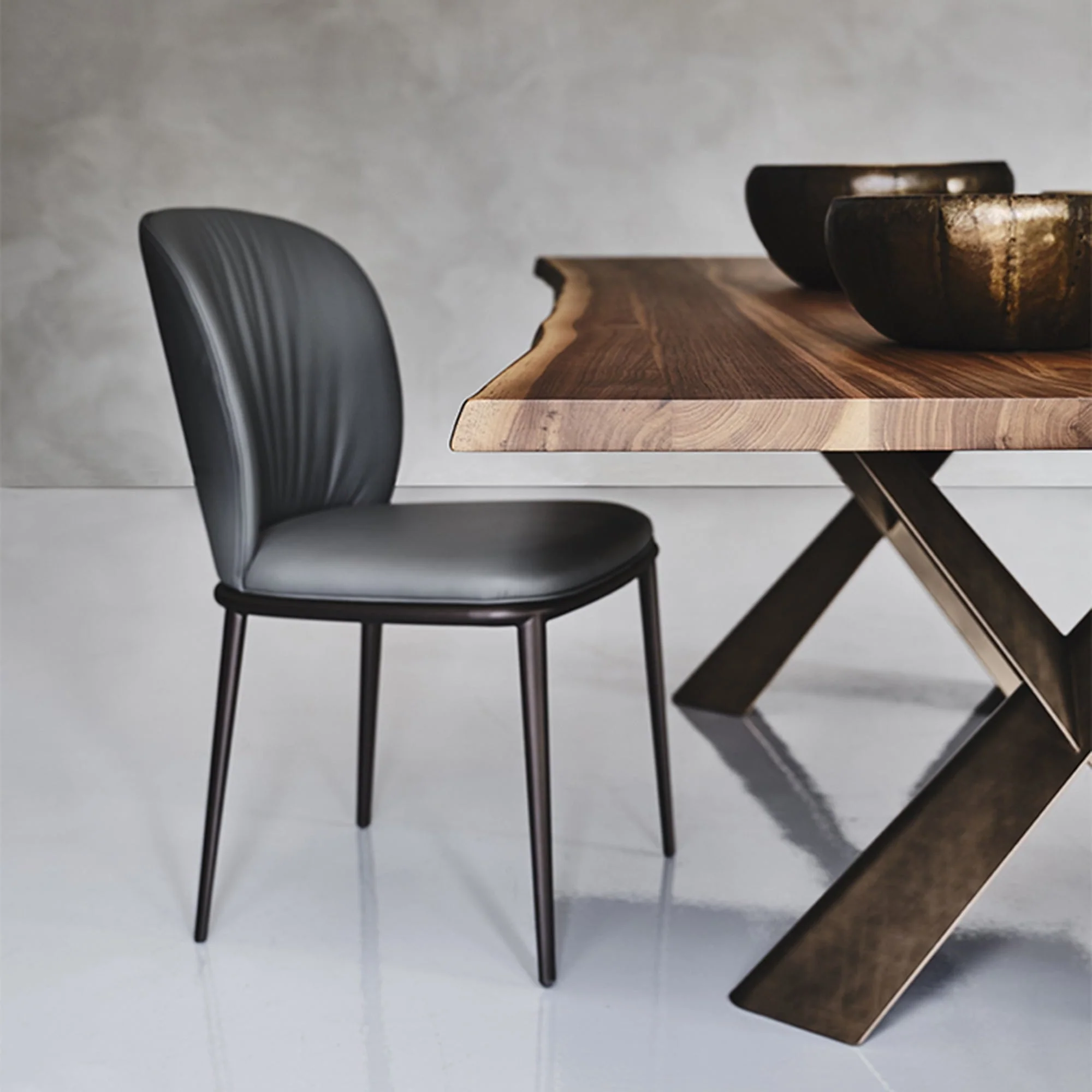 Cattelan Italia Chris ML - Dining Chair, Synthetic Leather - Image 2
