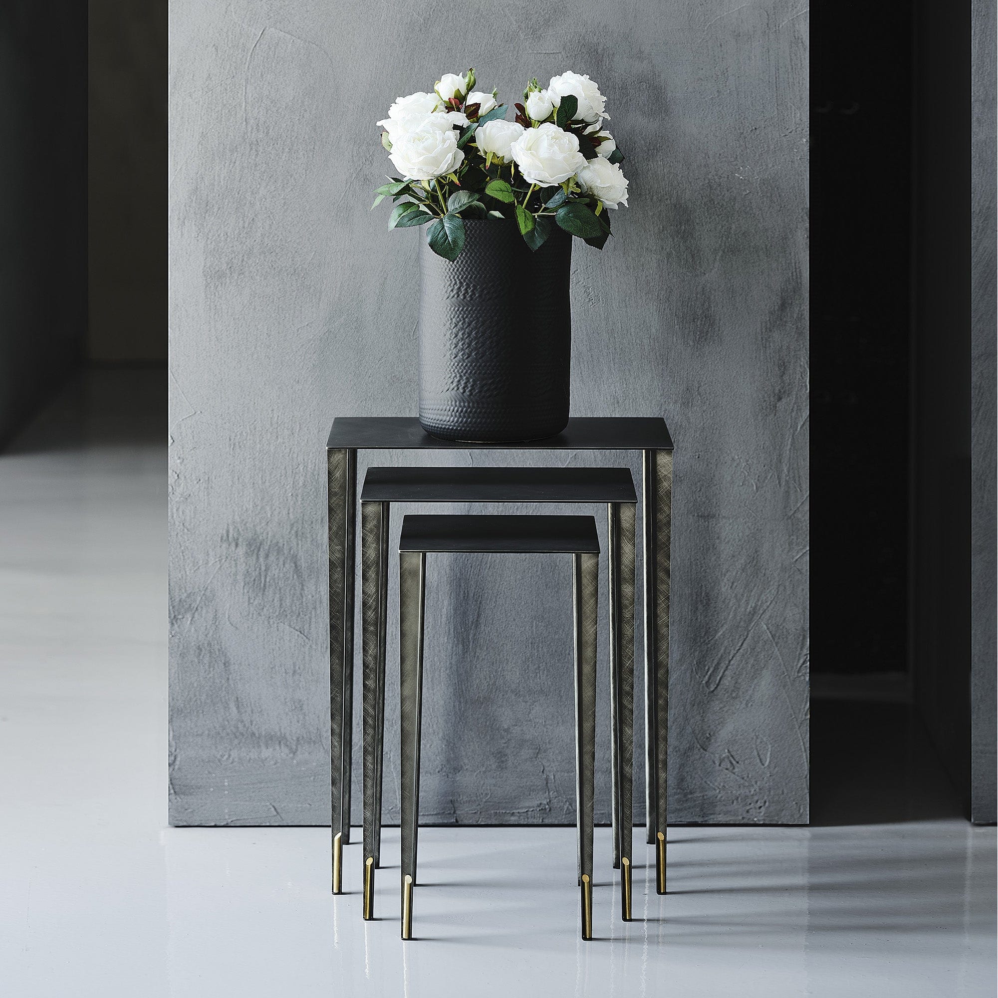 Cattelan Italia Spillo - Metallic Nest Tables - Image 2