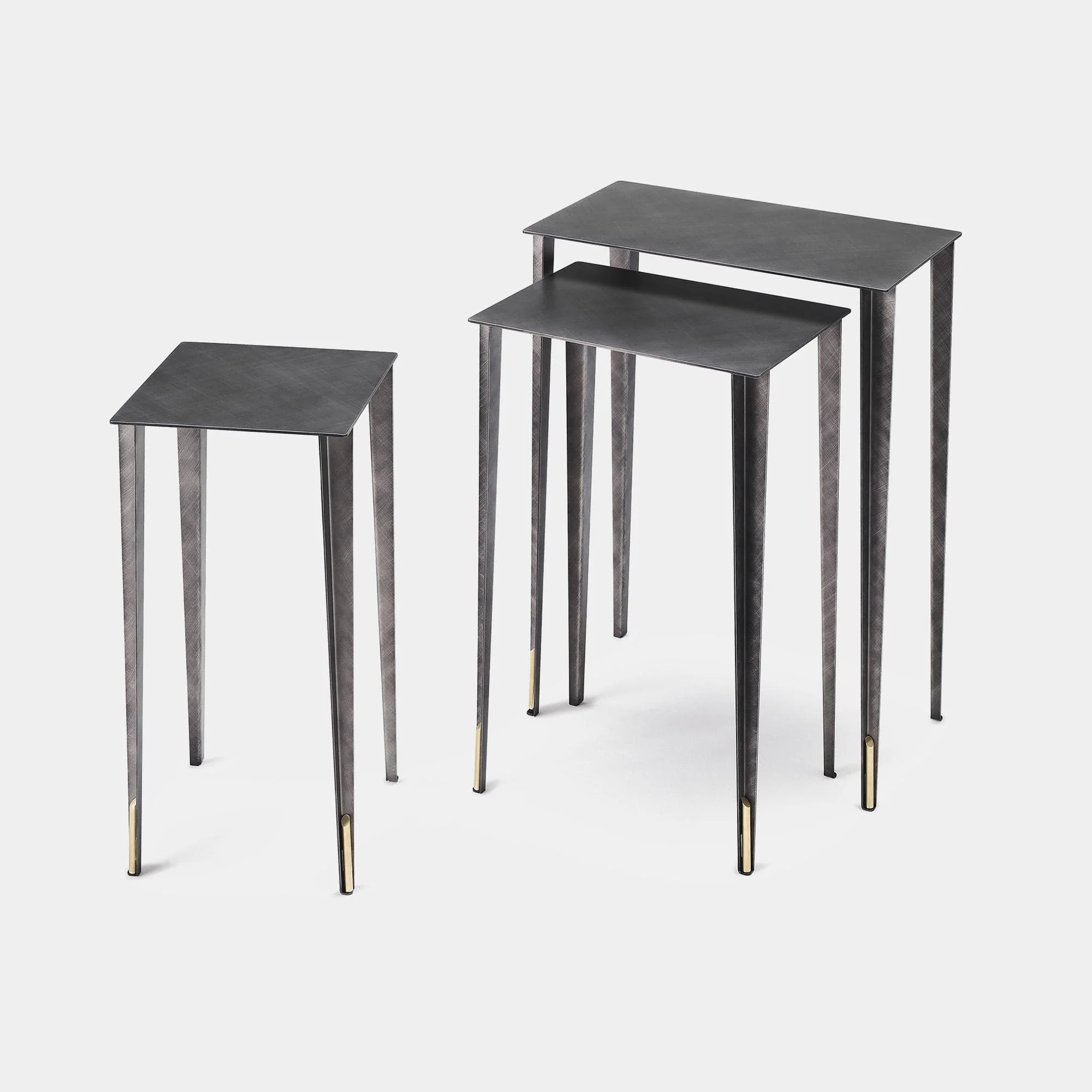 Cattelan Italia Spillo - Metallic Nest Tables - Image 5