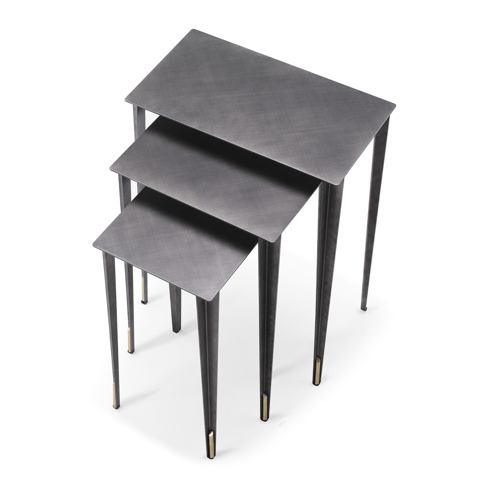 Cattelan Italia Spillo - Metallic Nest Tables - Image 7
