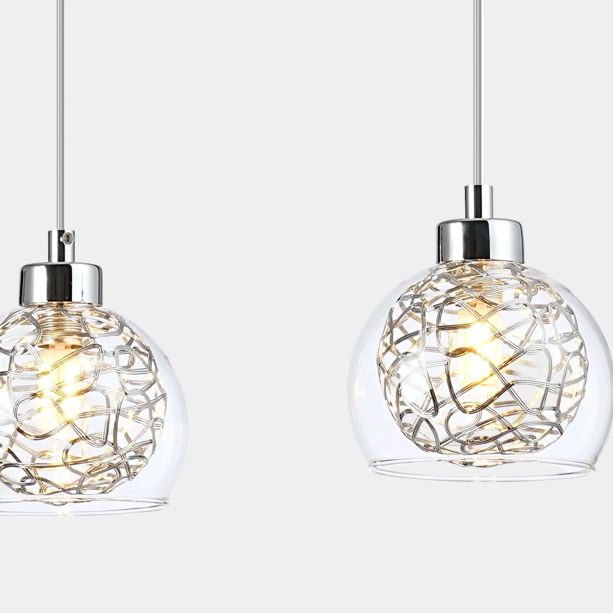 Cirrus Chrome - Pendant Ceiling Light - Image 2