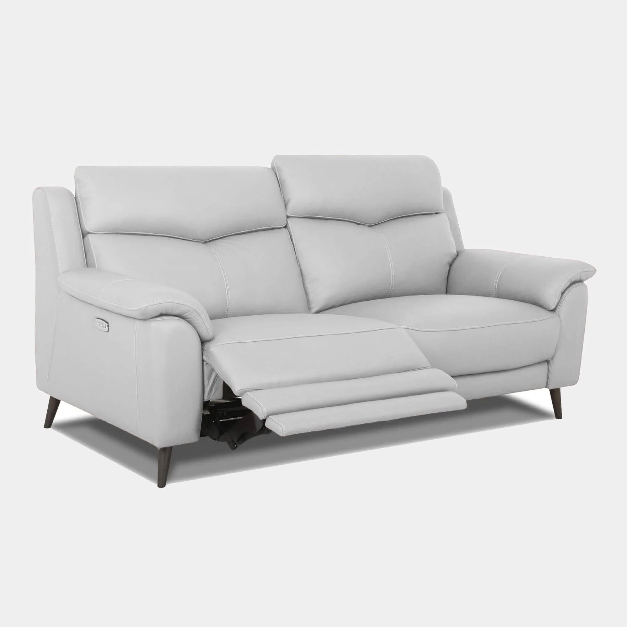Columbia - 2.5 Seat Power Recliner Sofa With USB, Leather - Image 5