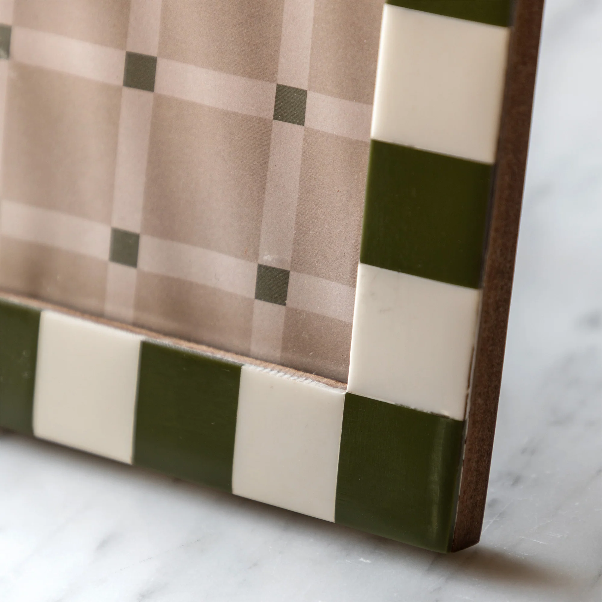 Coria Check - Green Photo Frame, 5x7 - Image 6