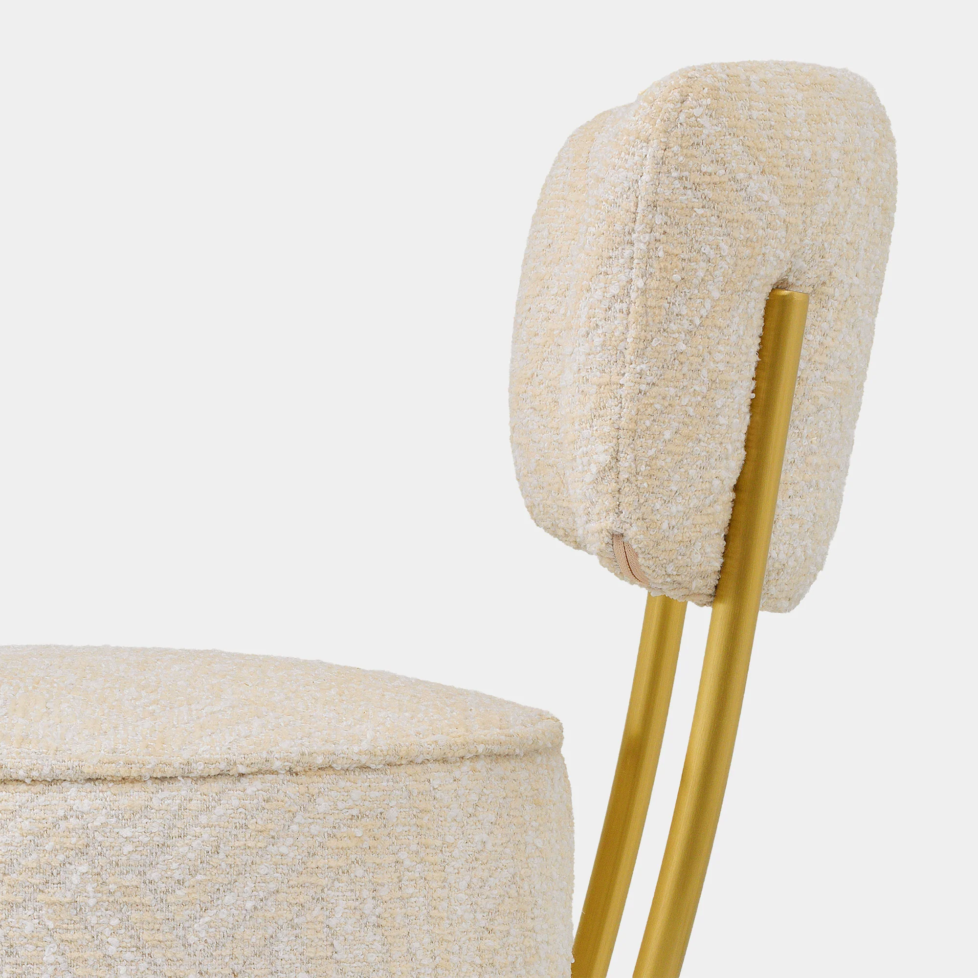 Eichholtz Carelton - Swivel Counter Stool With Back, Fabric - Image 6