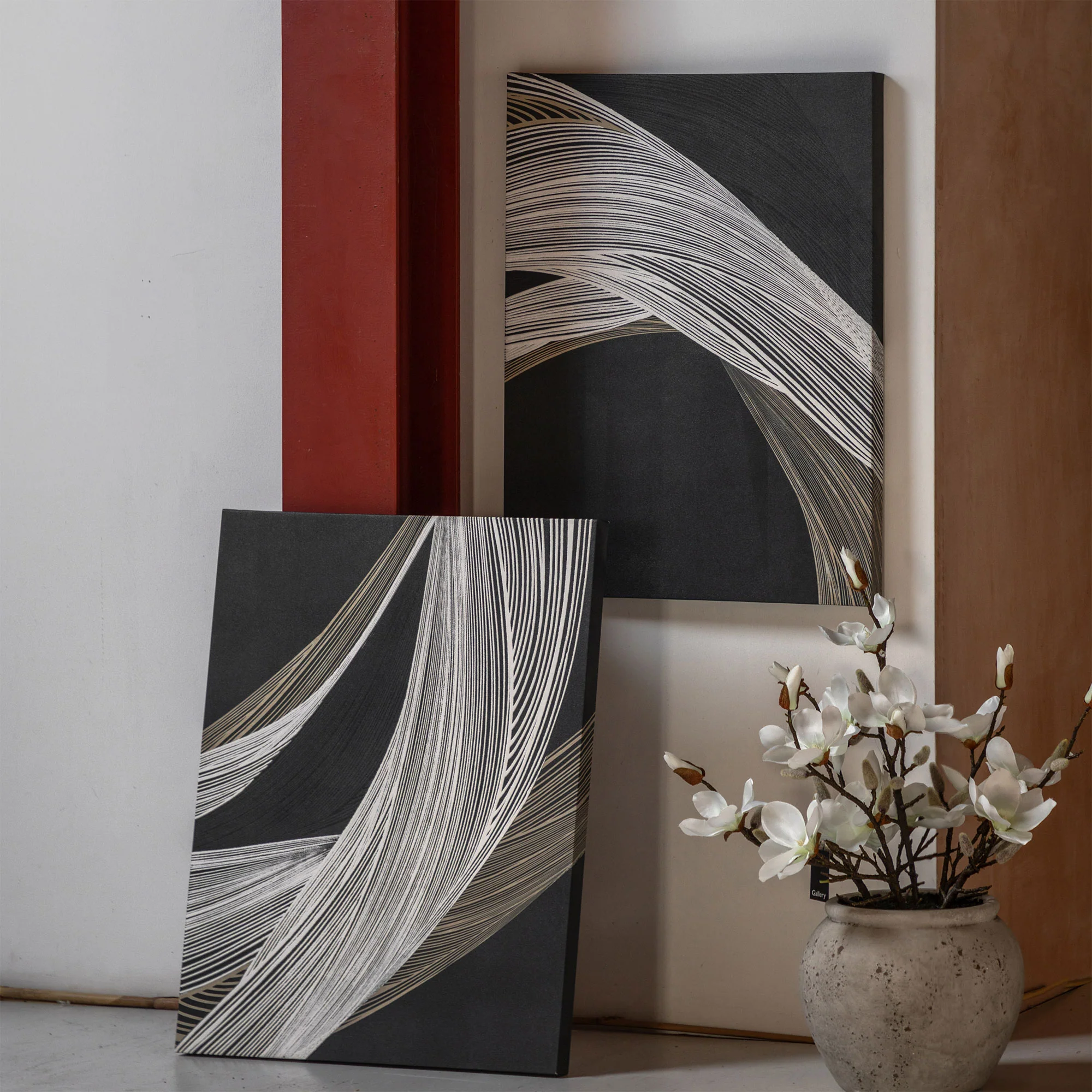 Curve Appeal - Canvas Wall Art, Set of 2 - Image 2