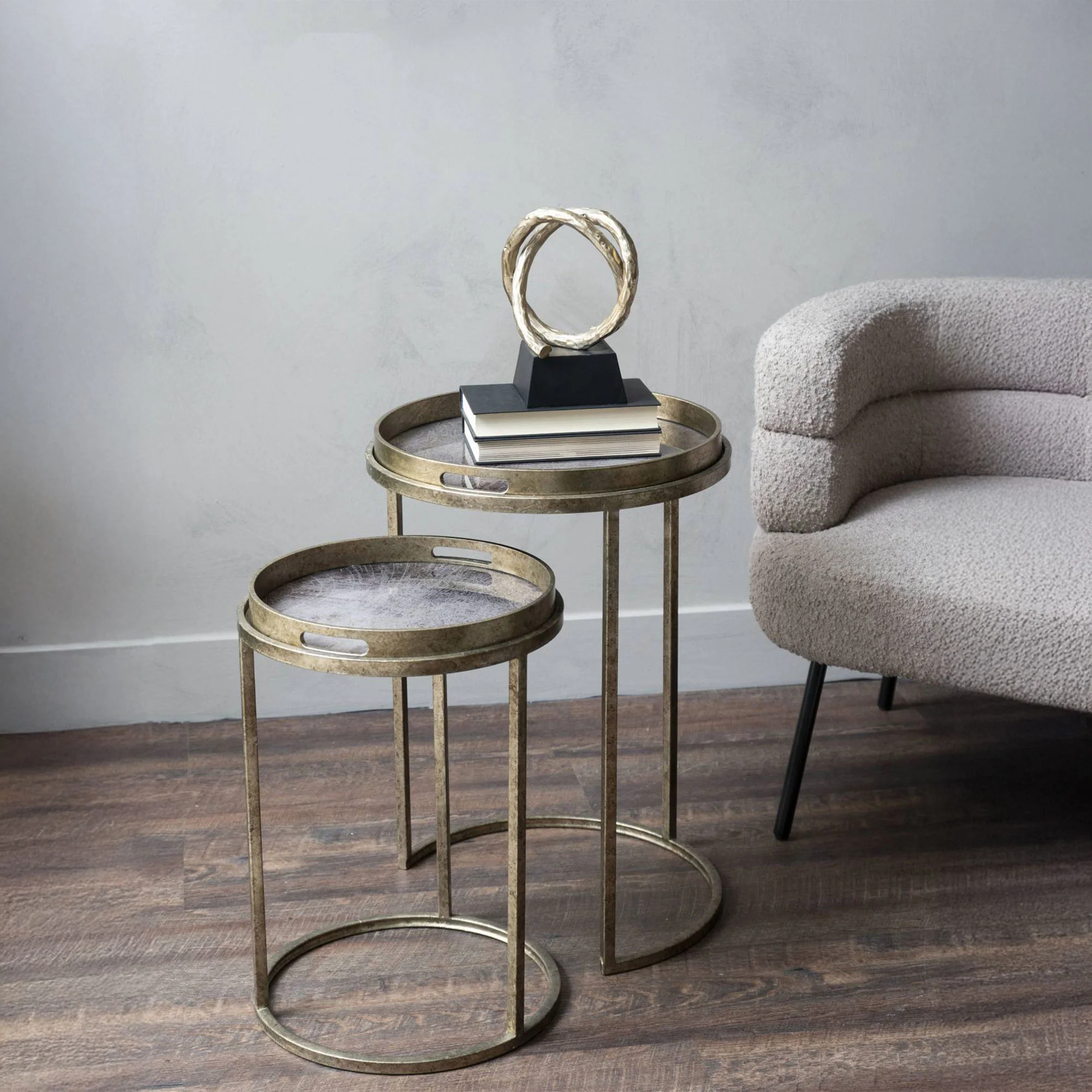 Danube - Glass Side Tables, Set Of 2 - Image 2
