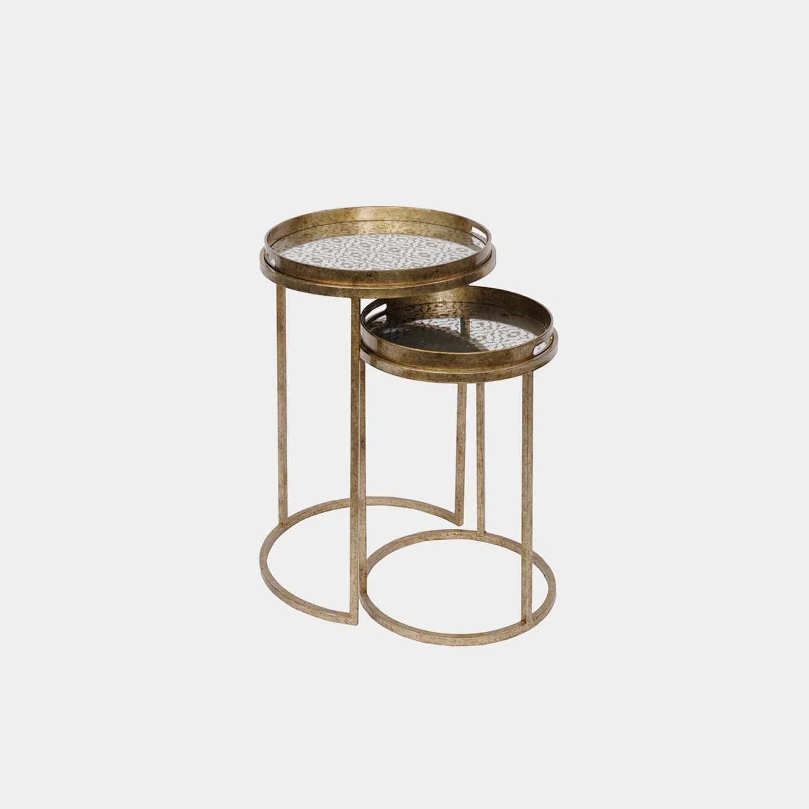 Danube - Glass Side Tables, Set Of 2 - Image 4