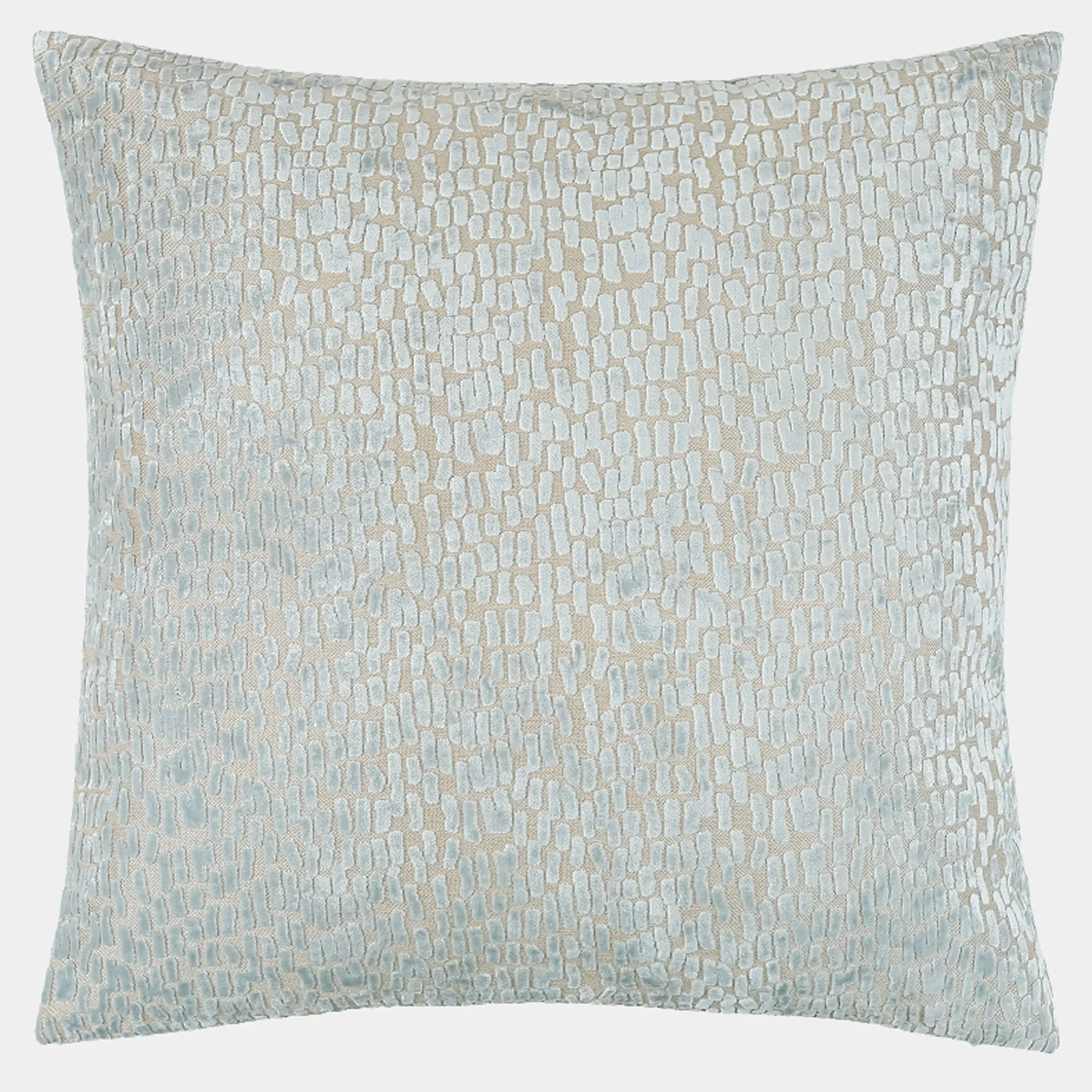 Dashes Velvet - Baby Blue Cushion 56x56cm