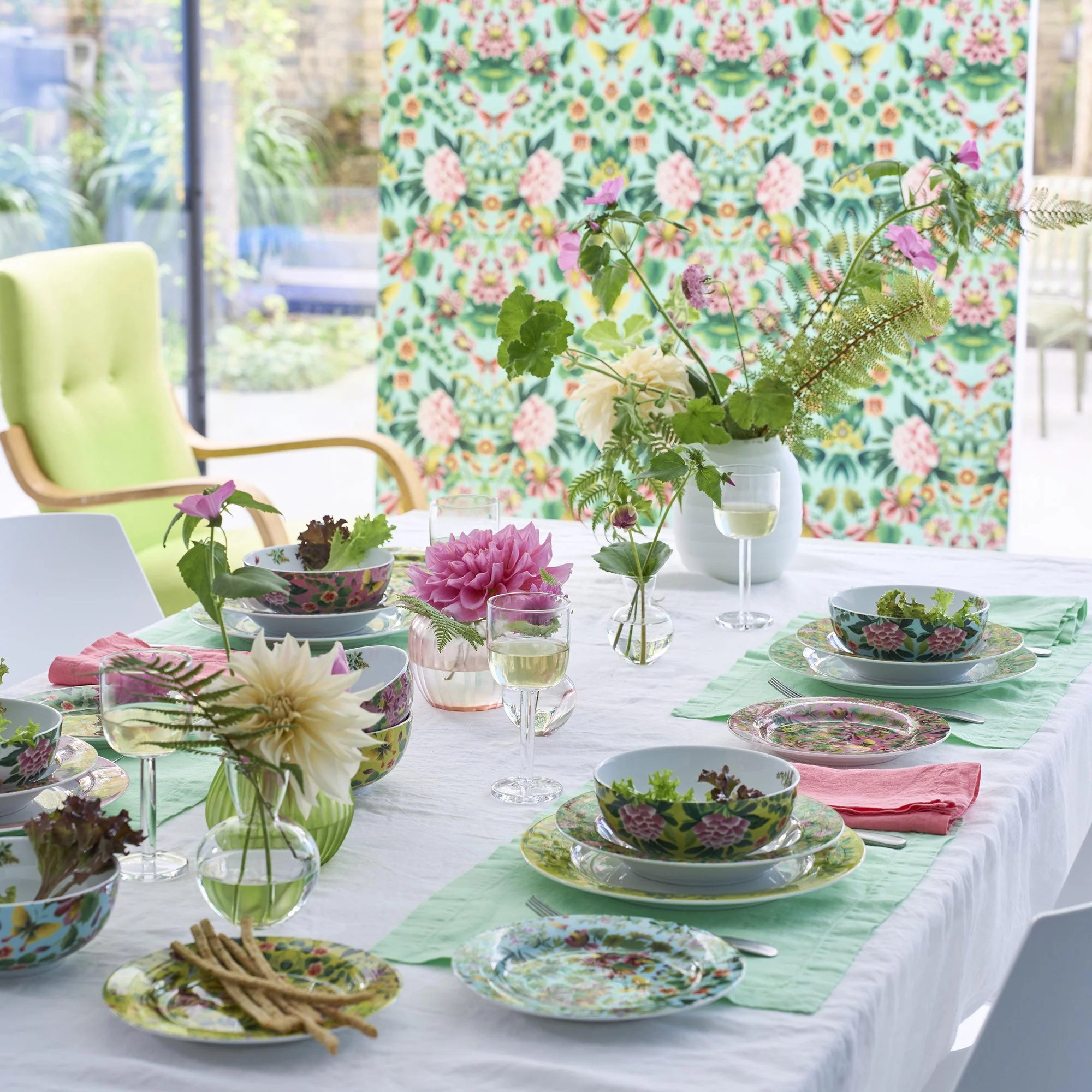 Designers Guild Ikebana - Pasta Bowls, Set of 4 - Image 2