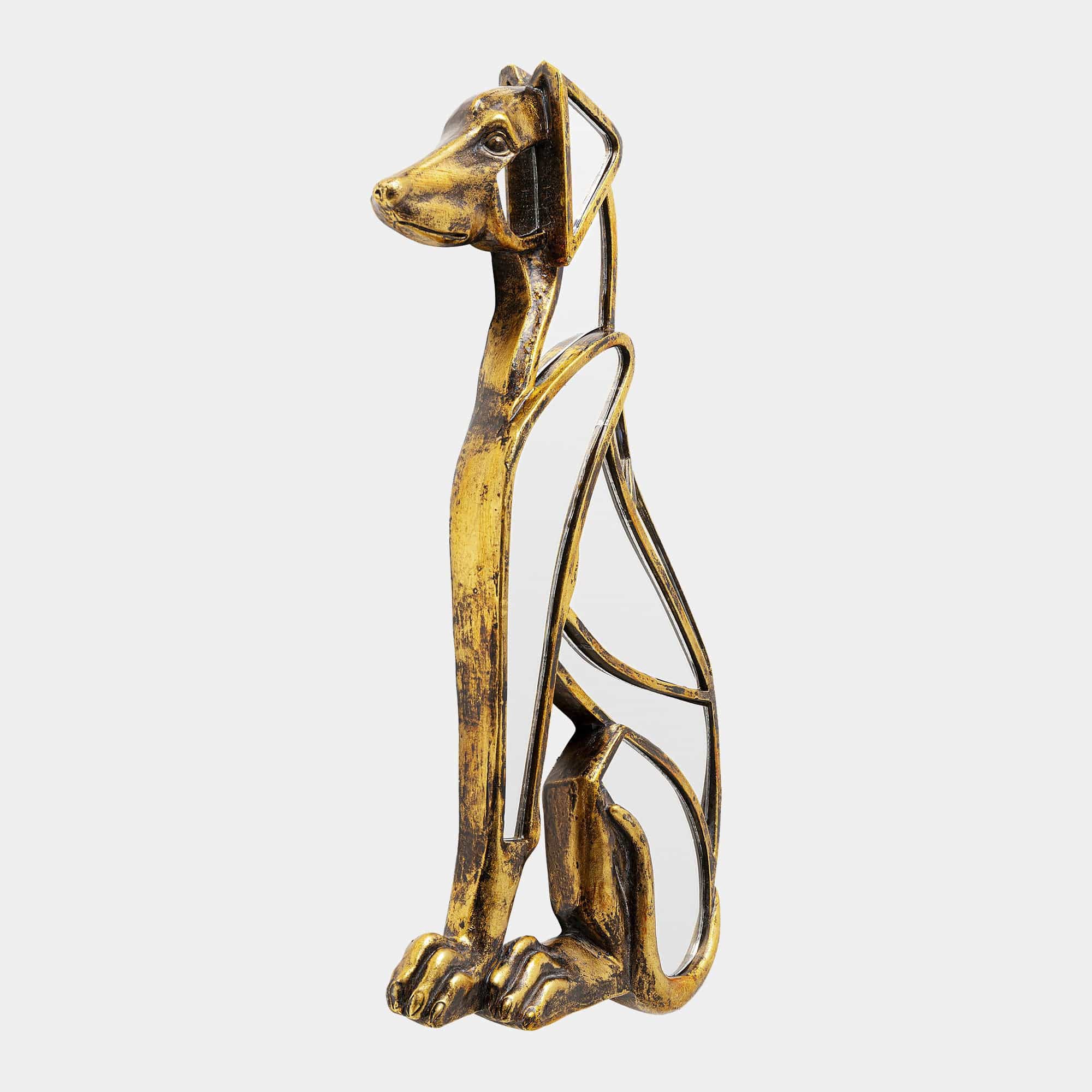 Gold Dog - Decorative Wall Mirror - Image 2