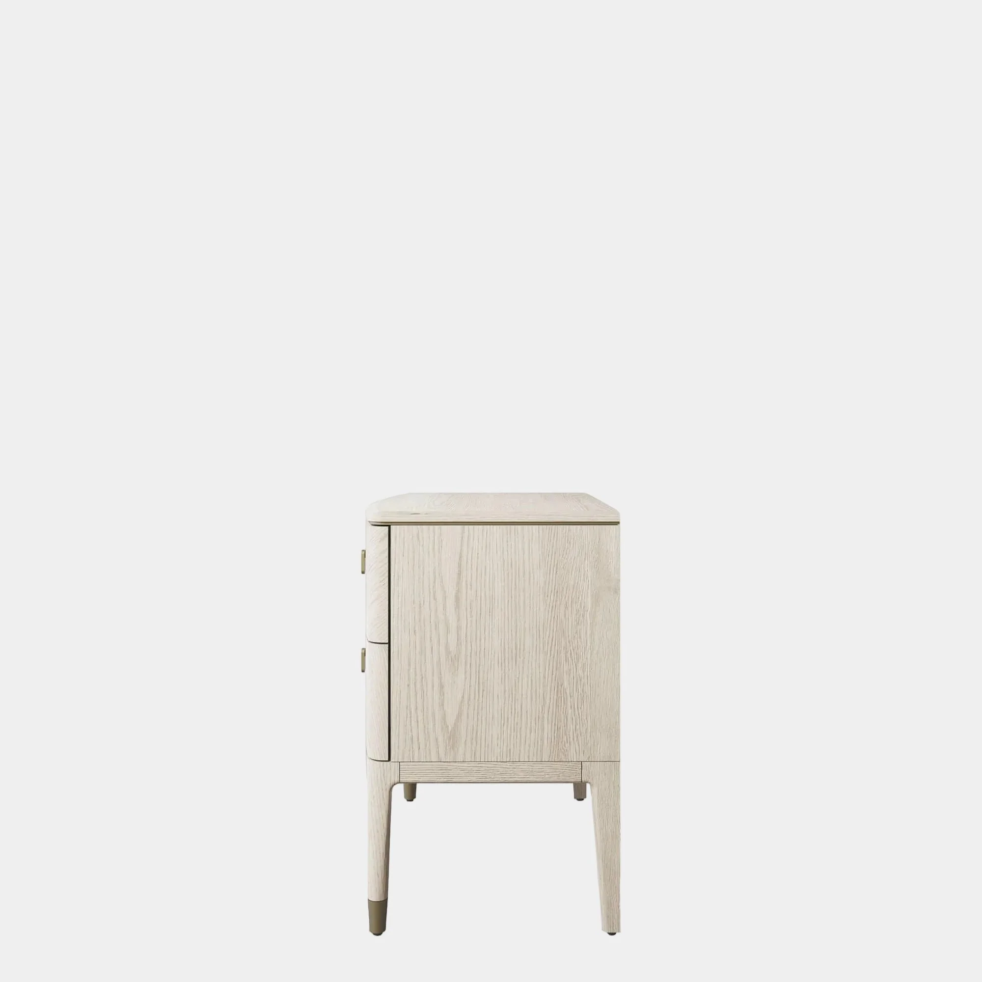 Dynasty Stone - 2 Drawer Bedside Table - Image 5